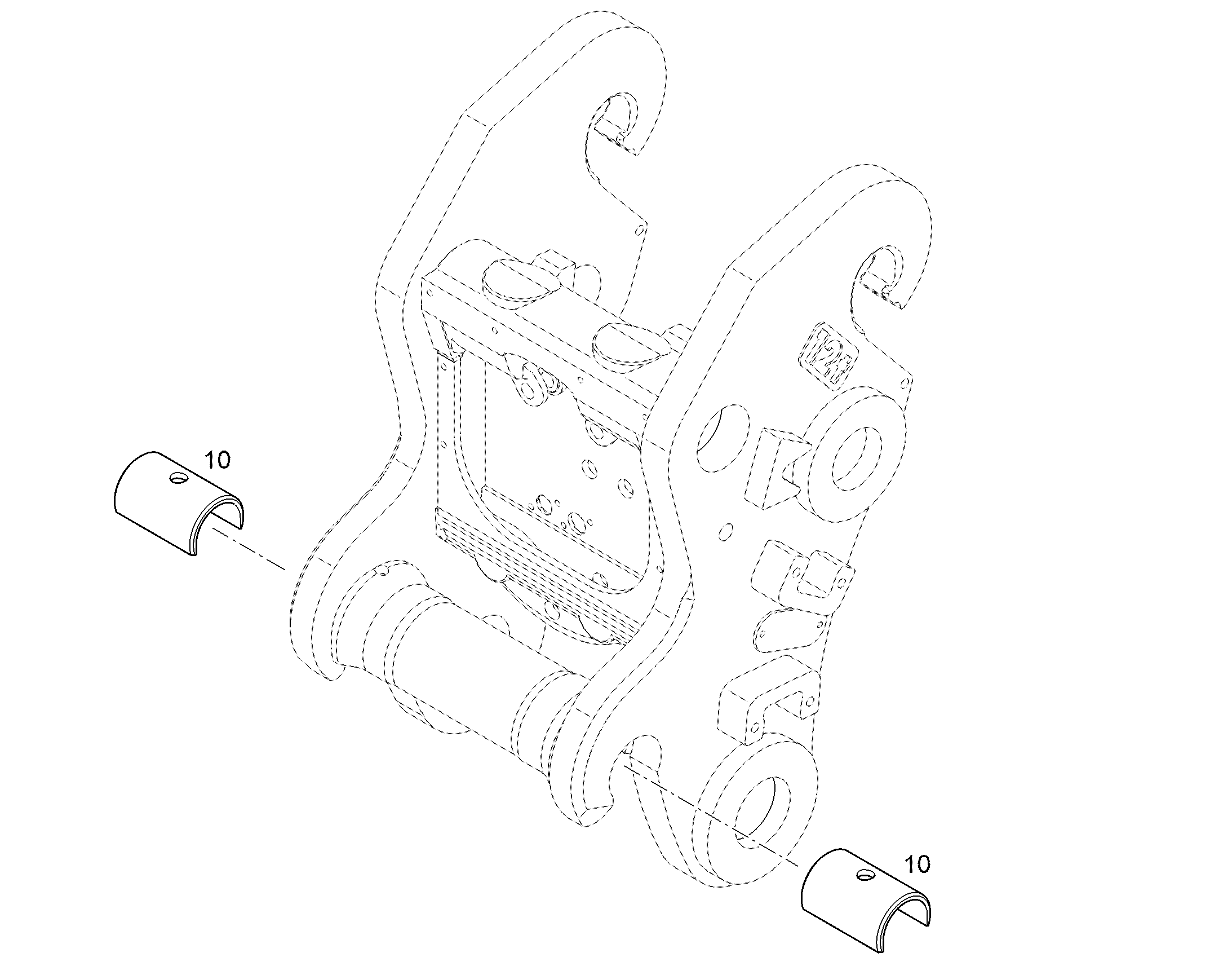 ПОЛУЧАШКА 70/85X125 12880802 LIEBHERR