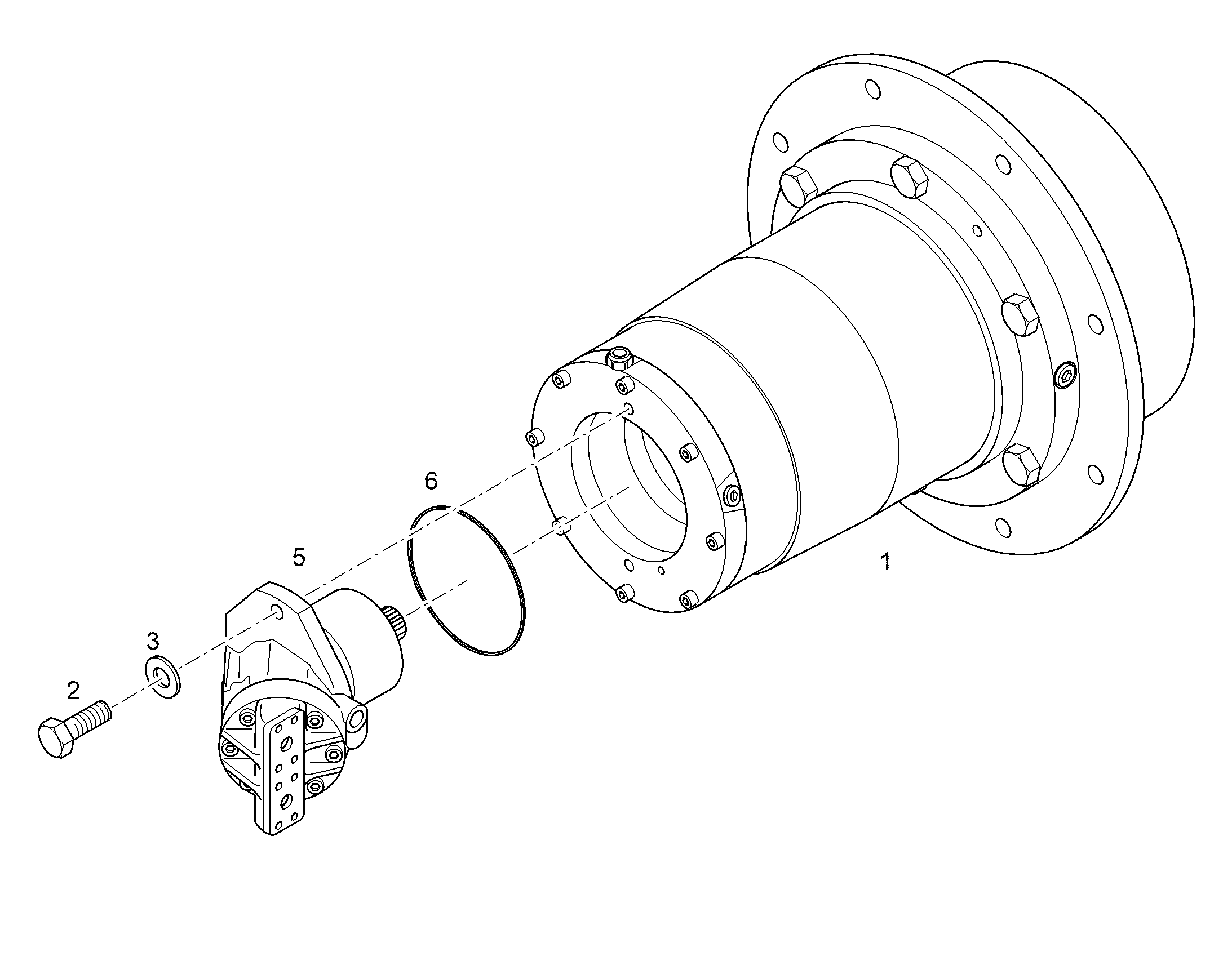 ПРИВОД ПОВОРОТНОГО МЕХАНИЗМА ET-DAT 250/2490-3H00 90215367 LIEBHERR