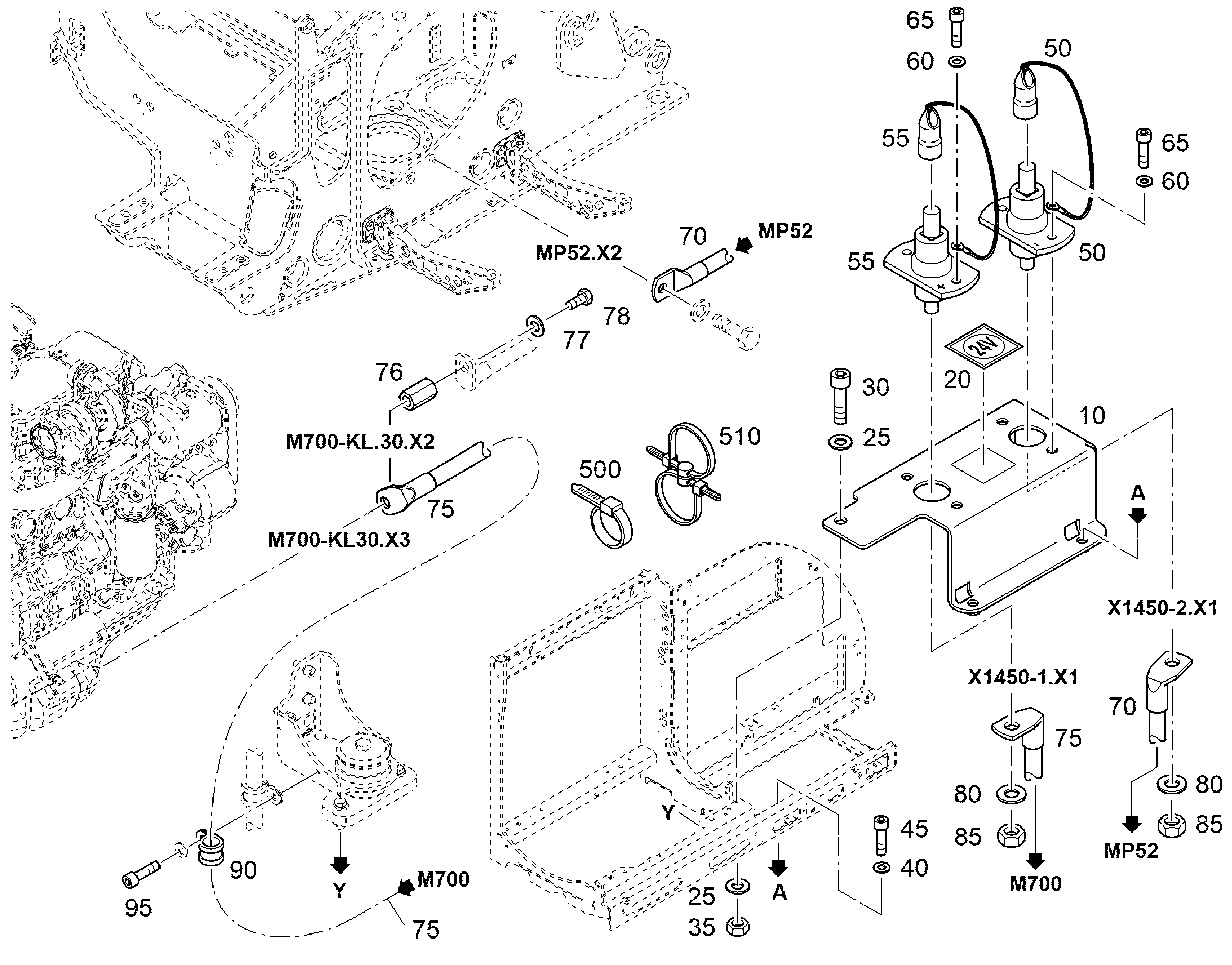 ГАЙКА M10 12265635 LIEBHERR