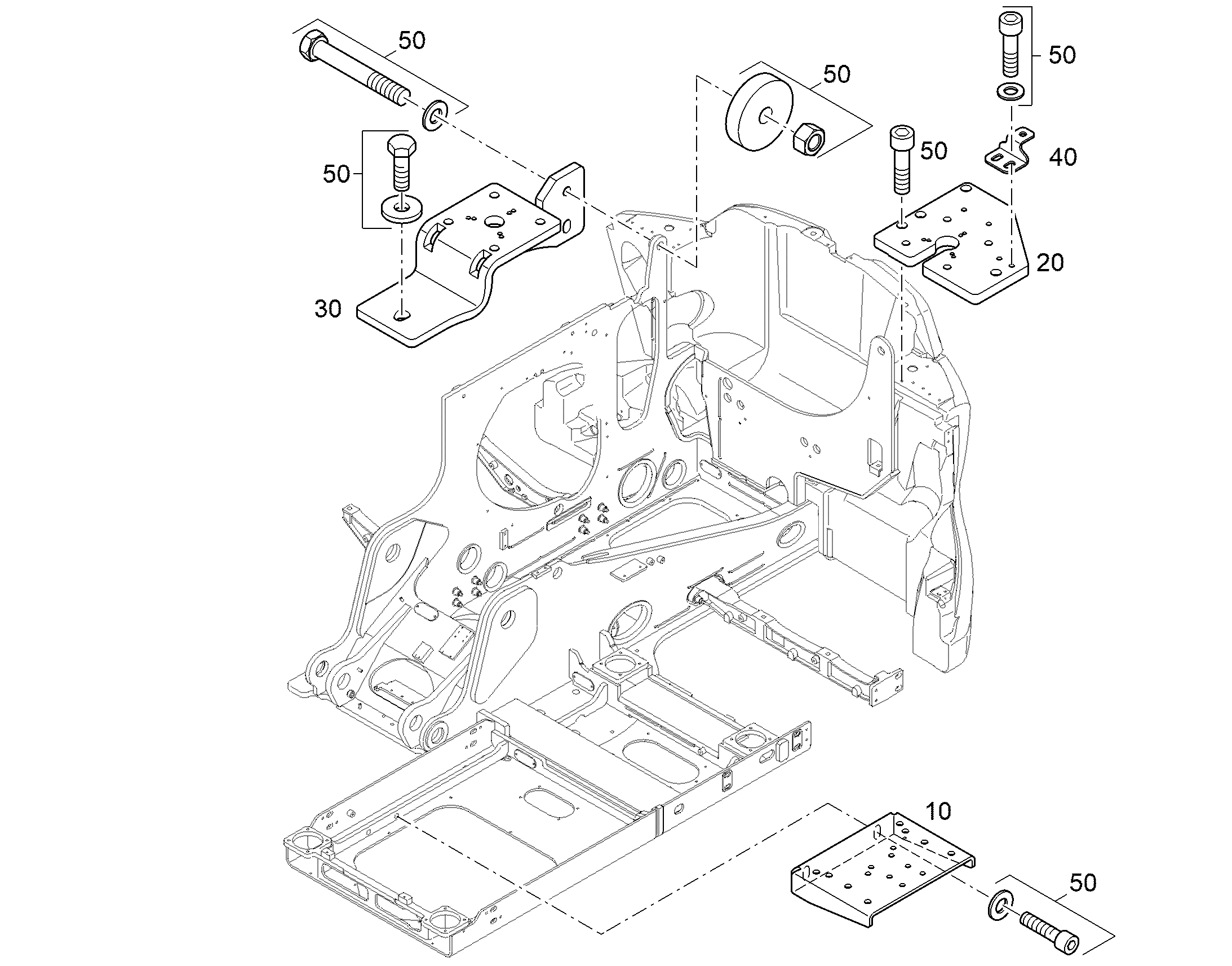 ЭЛЕМЕНТЫ МОНТАЖНЫЕ 12976463 LIEBHERR