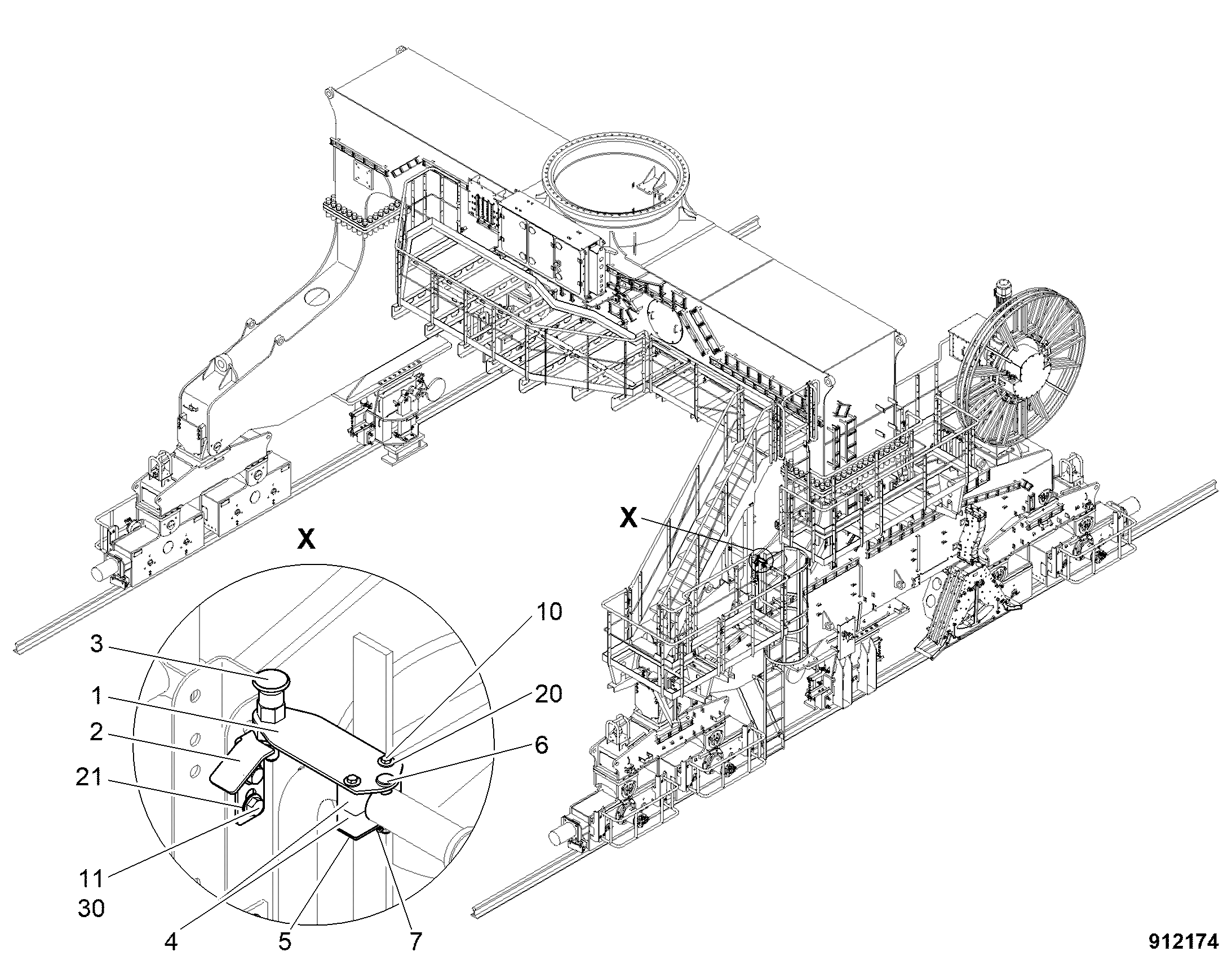 ШПИЛЬКА 3,2X20 433013914 LIEBHERR