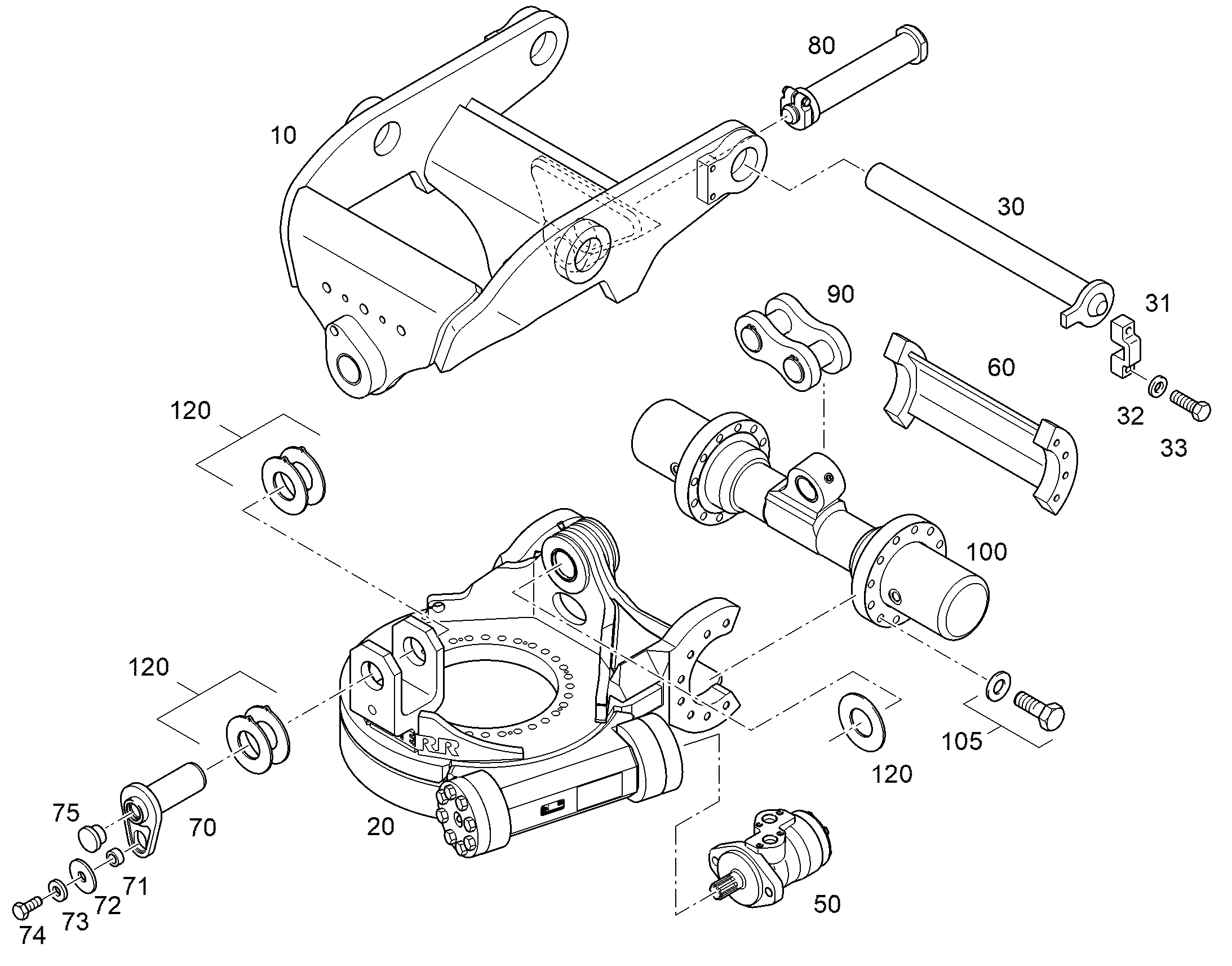 МОНТАЖНАЯ КОНСОЛЬ 12937778 LIEBHERR