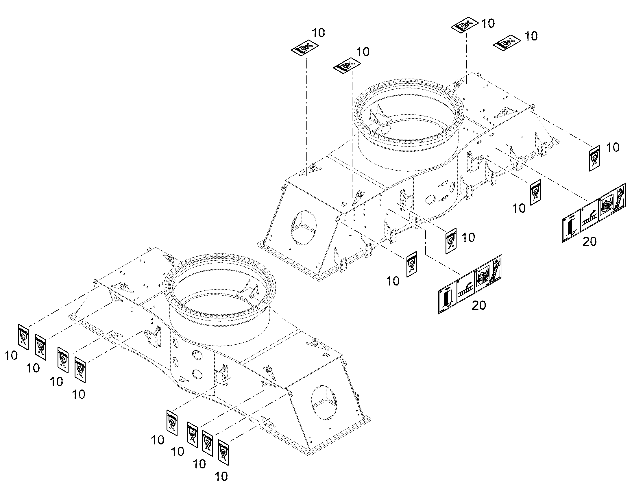 НАКЛЕЙКА 216mmX80mm 12983109 LIEBHERR