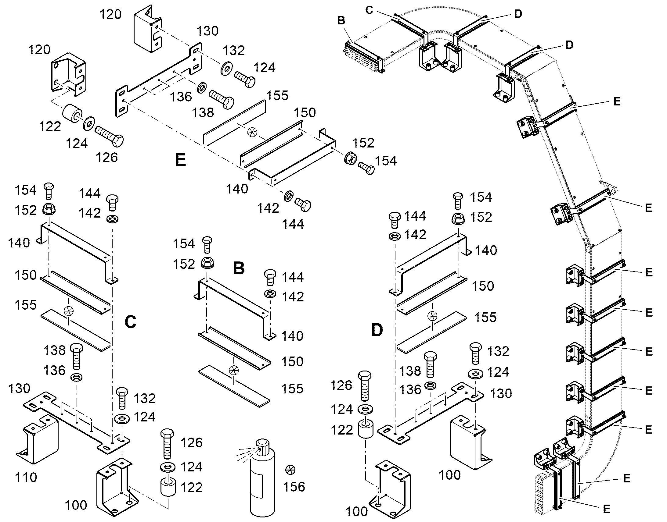 ГИЛЬЗА РАСПОРНАЯ 22X40X35 12979847 LIEBHERR
