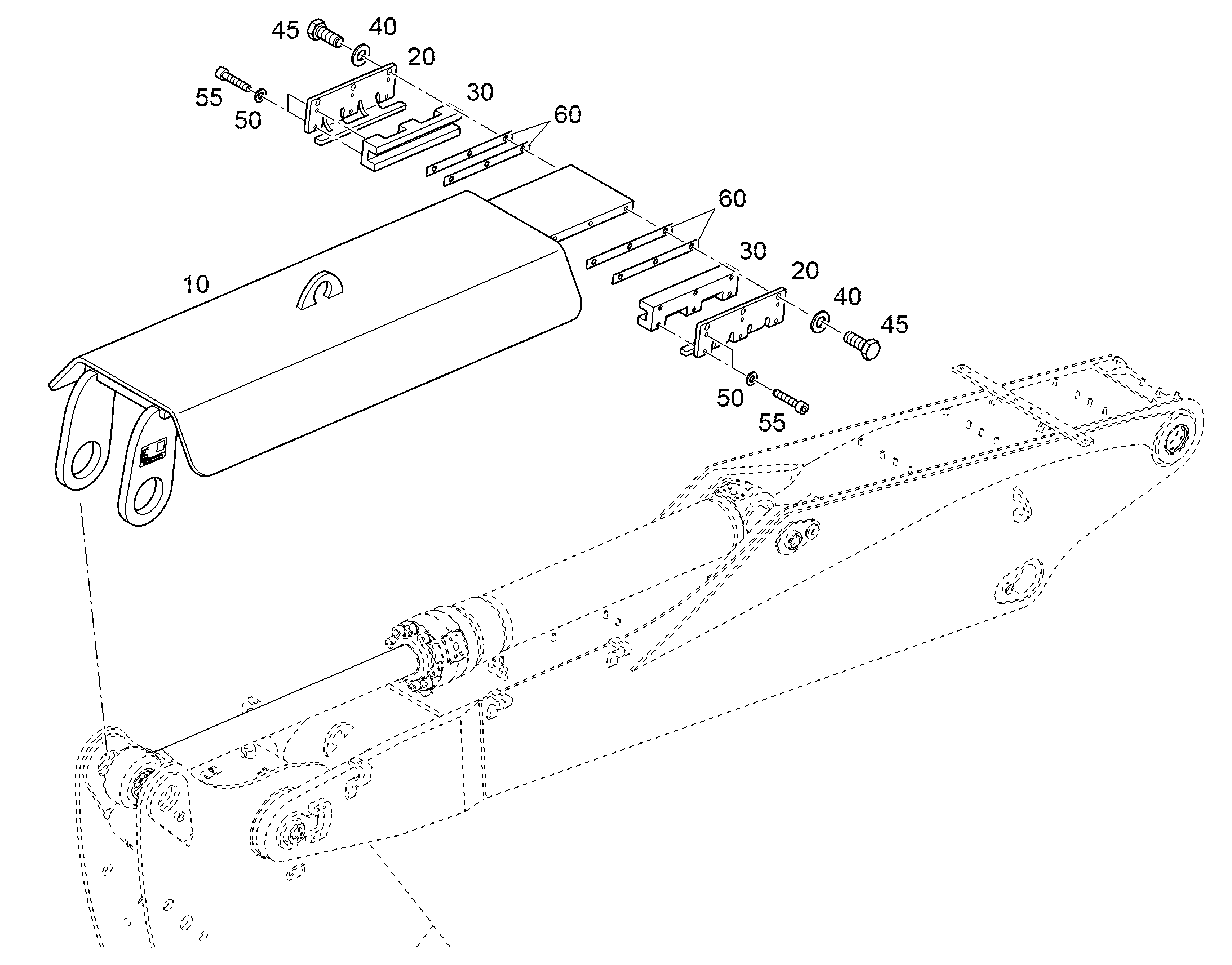 ПЛАСТИНА РЕГУЛИРОВОЧНАЯ 1X20X240 11423001 LIEBHERR