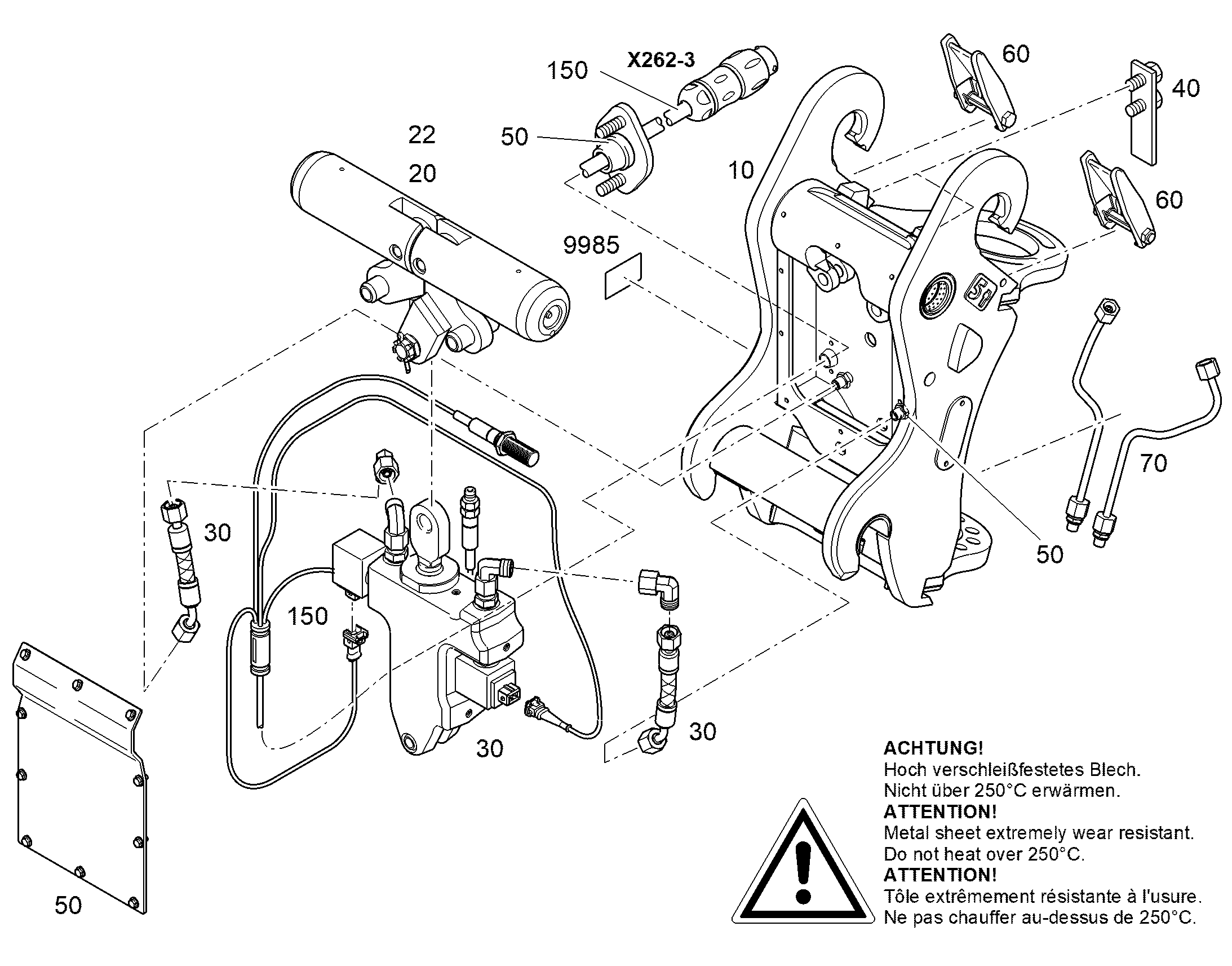 ГИДРАВЛИЧЕСКАЯ СИСТЕМА SWA33 12966207 LIEBHERR