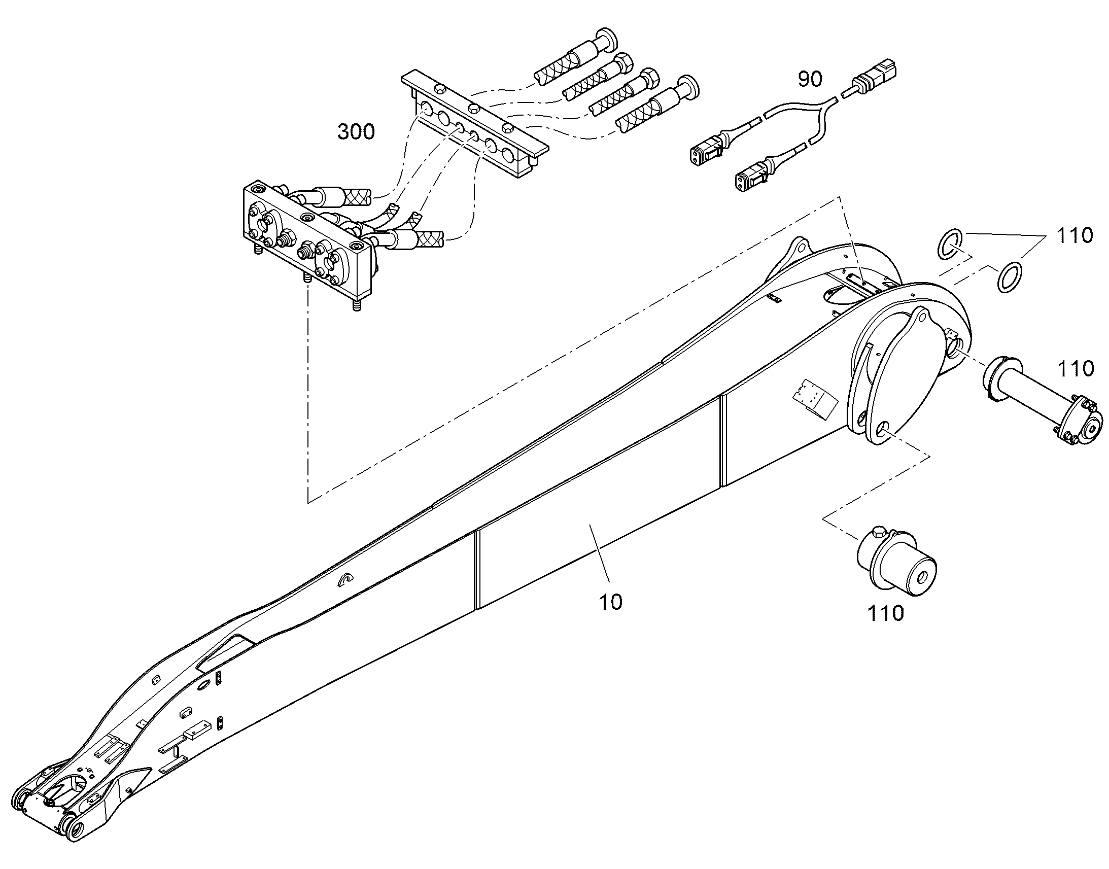 INDUSTRIAL STICK STRAIGHT 7,30M 13435219 LIEBHERR