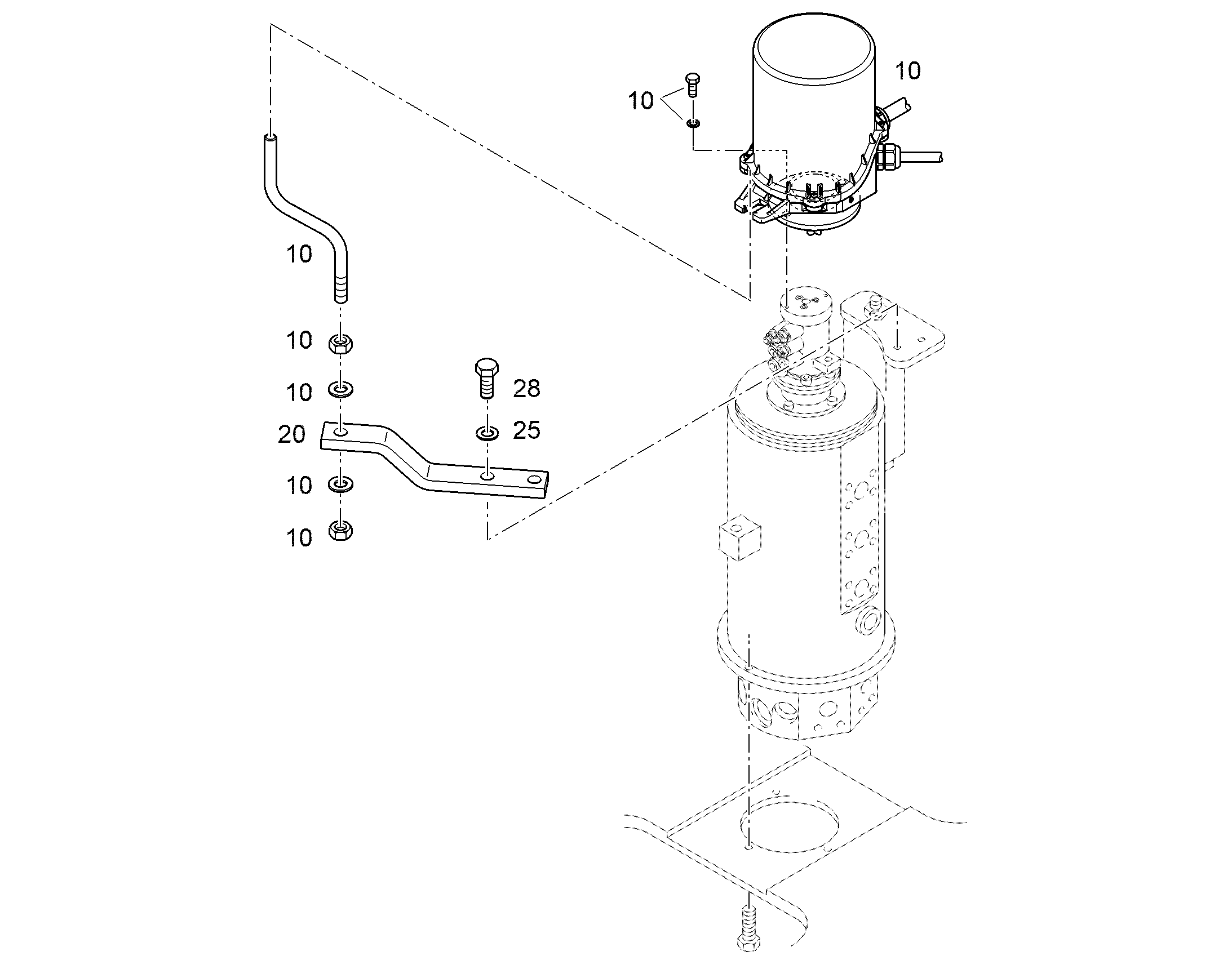 ELECTRIC SLIP RING INSTALL. 13426741 LIEBHERR