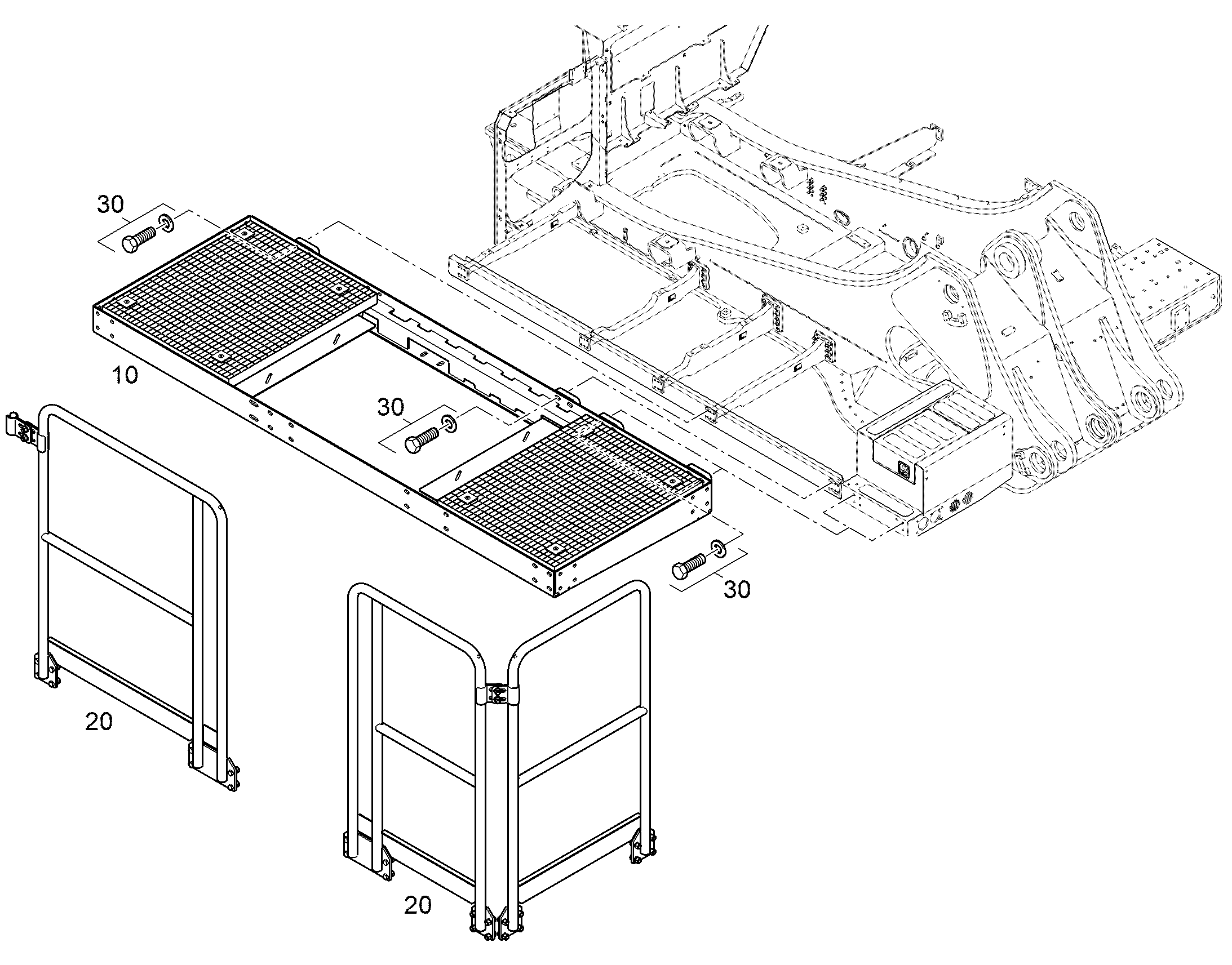 ПЛАТФОРМА 13431850 LIEBHERR