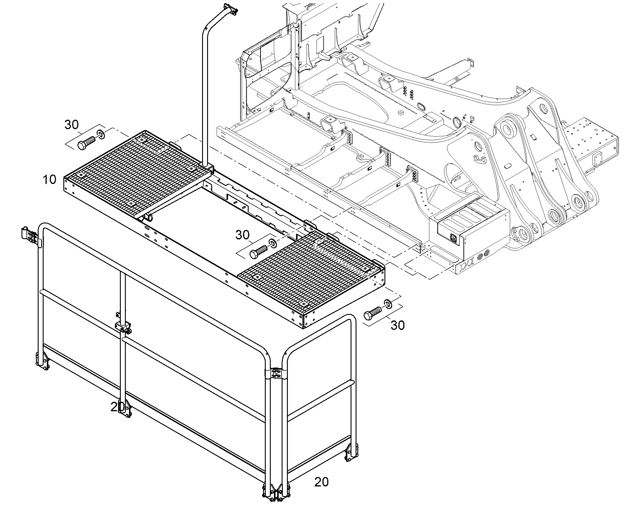ПЛАТФОРМА 13431180 LIEBHERR