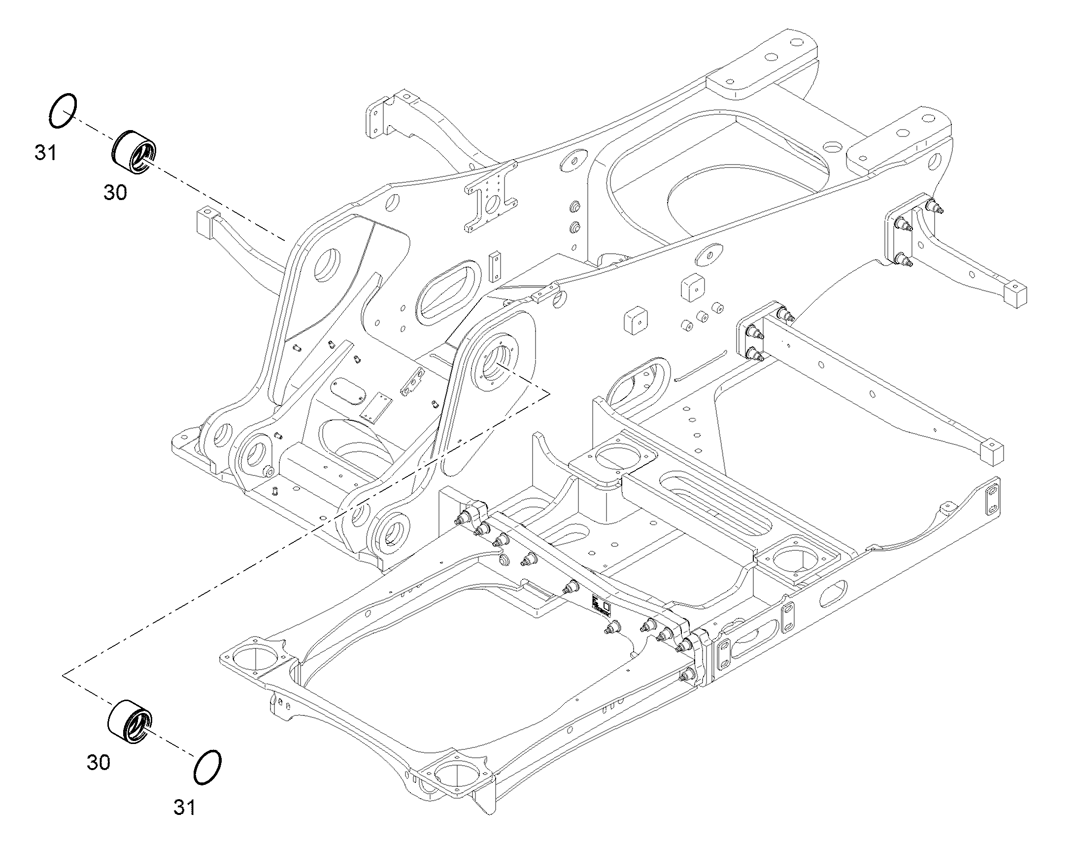 ПРУЖИННОЕ СТОПОРНОЕ КОЛЬЦО DIN 7993 A 100 12259695 LIEBHERR