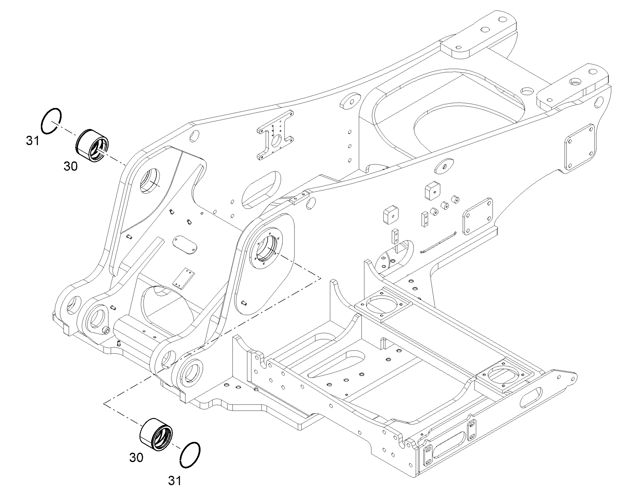 ПРУЖИННОЕ СТОПОРНОЕ КОЛЬЦО DIN 7993 A 110 12266802 LIEBHERR