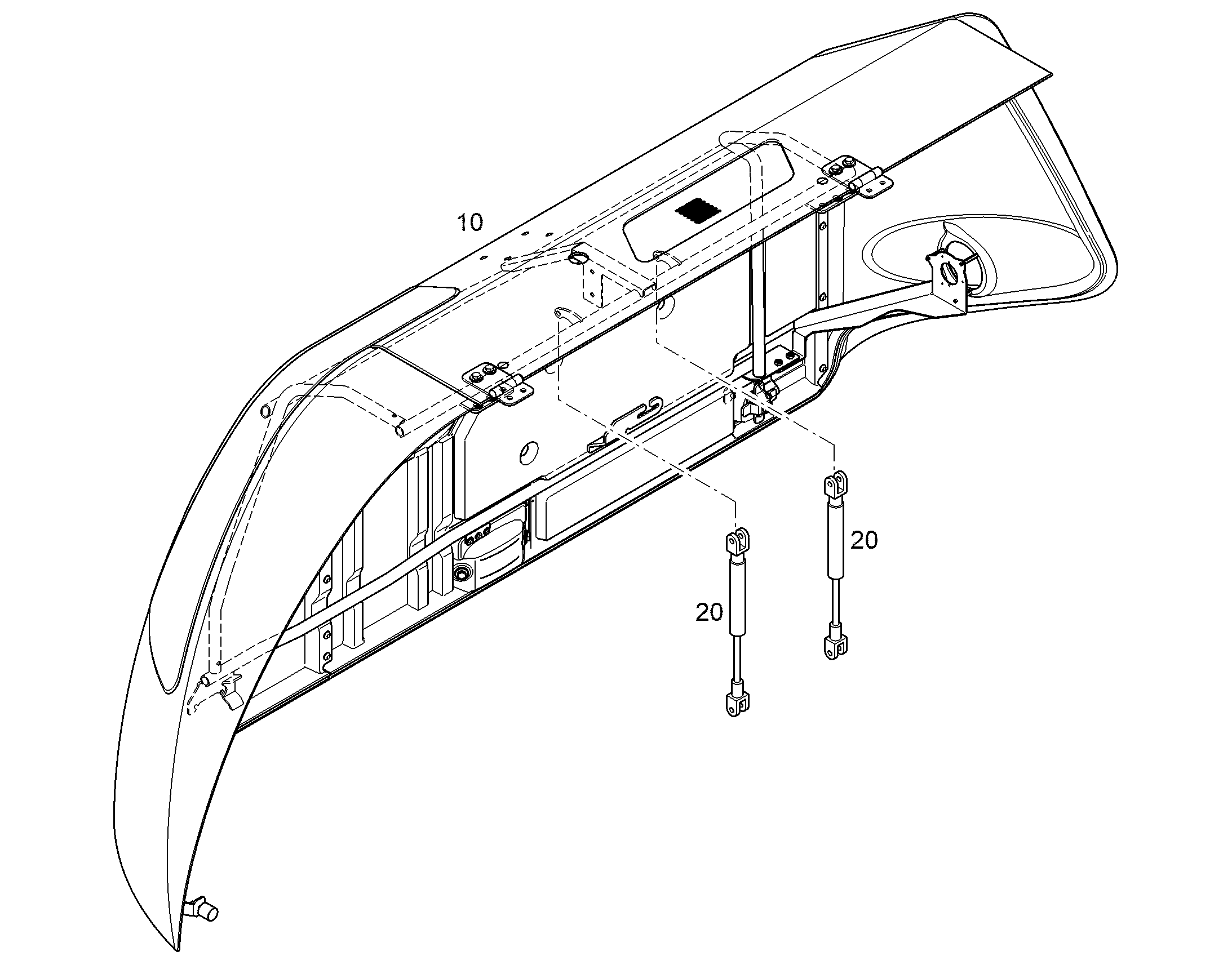 КАПОТ ДВИГАТЕЛЯ 13459284 LIEBHERR