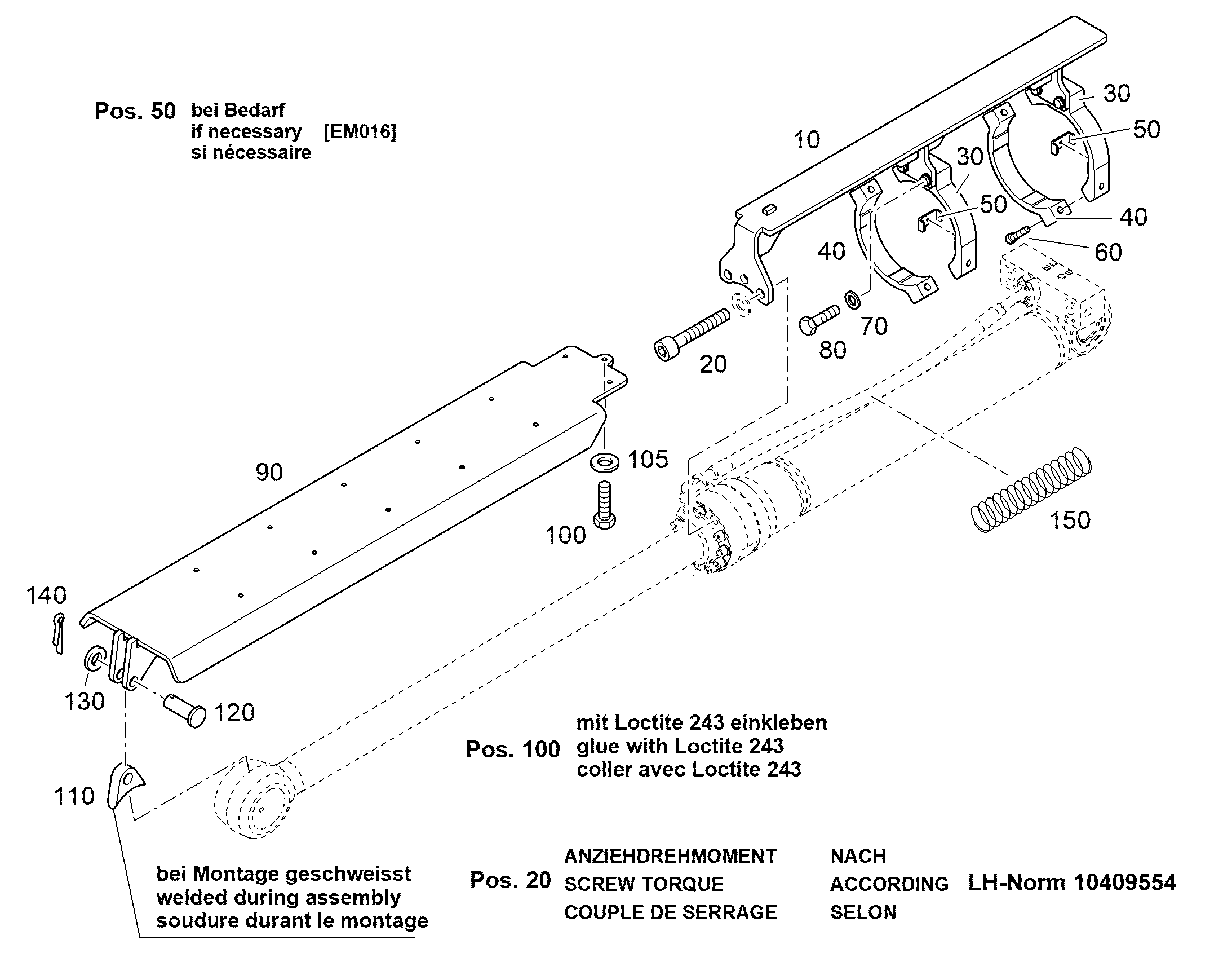 ПОЛУХОМУТИК 13405591 LIEBHERR