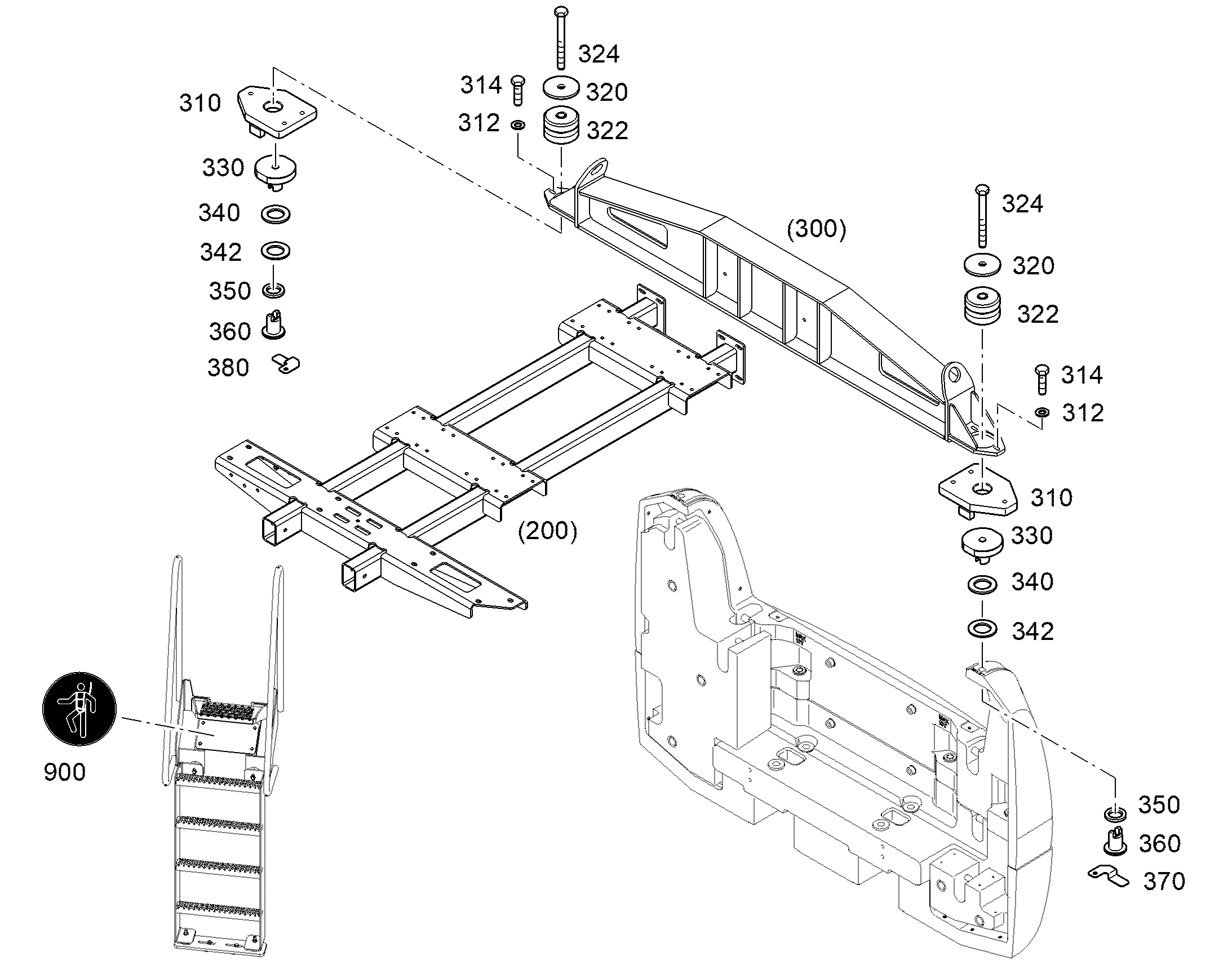 БУФЕР РЕЗИНОВЫЙ 13451744 LIEBHERR