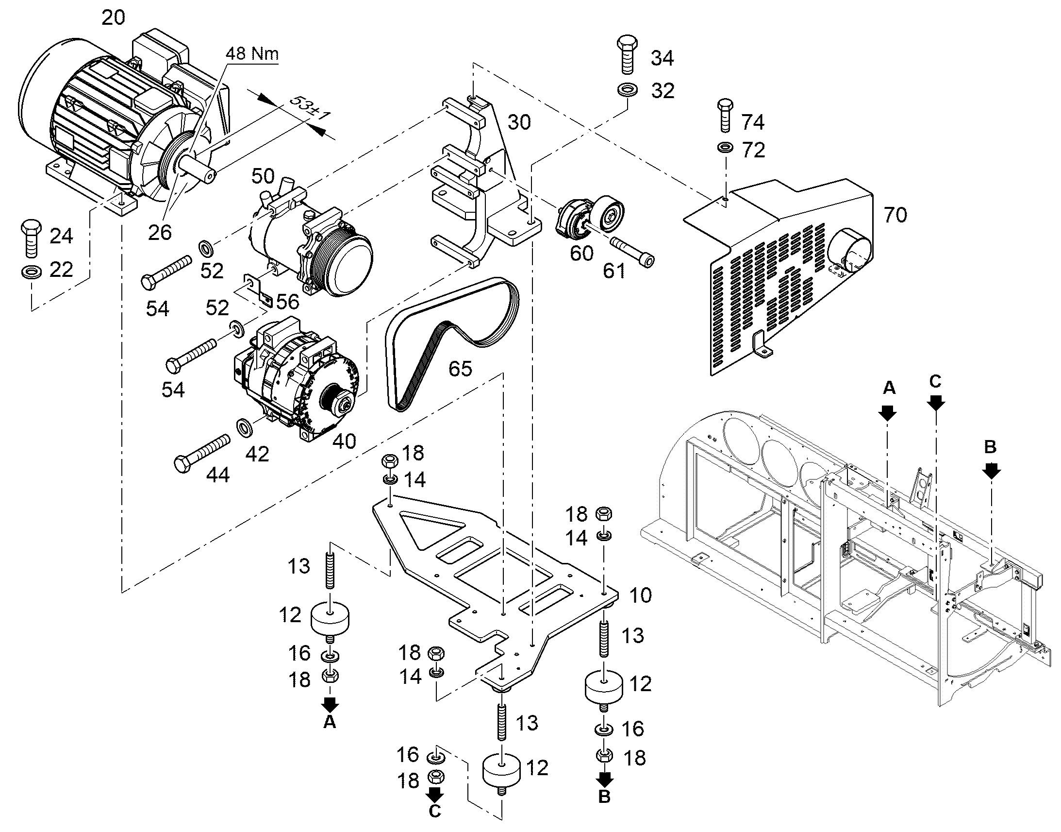 ВОЗДУХОЗВБОРНИК 13425315 LIEBHERR