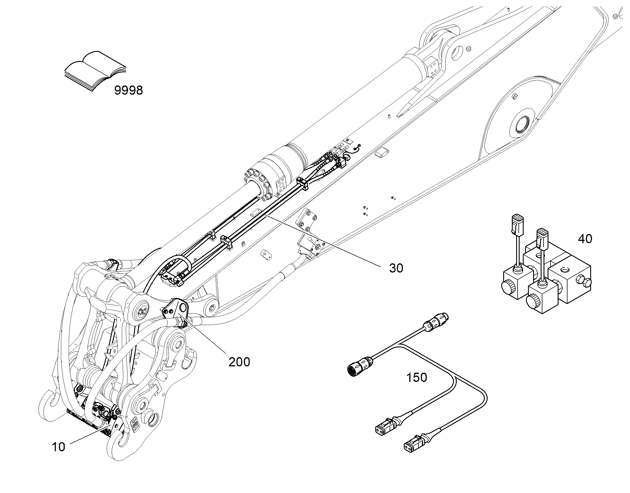 MANUAL SCHLAUCHVERLEGUNG 13483550 LIEBHERR
