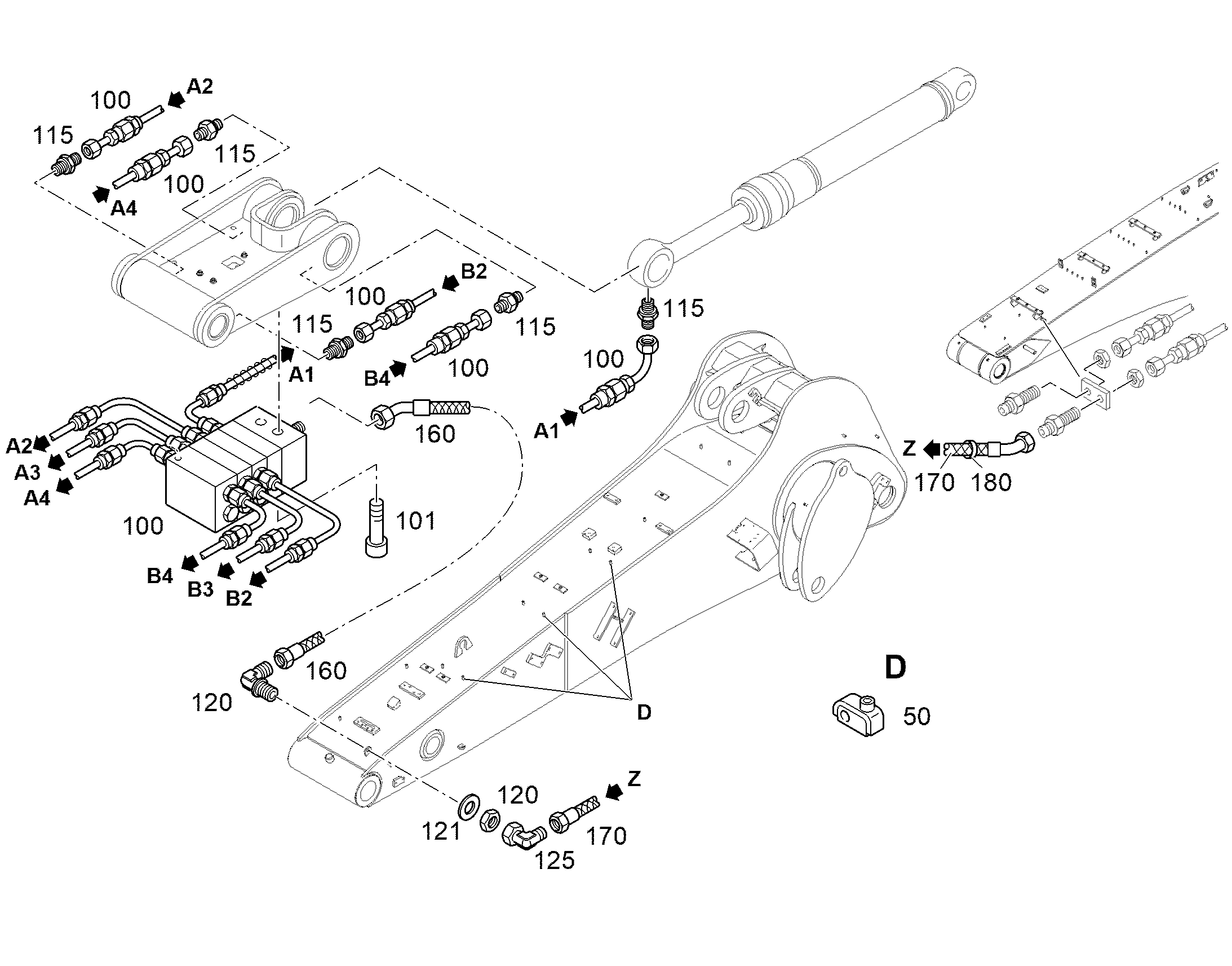 РАСПРЕДЕЛИТЕЛЬ MX-F 4/7 12272369 LIEBHERR