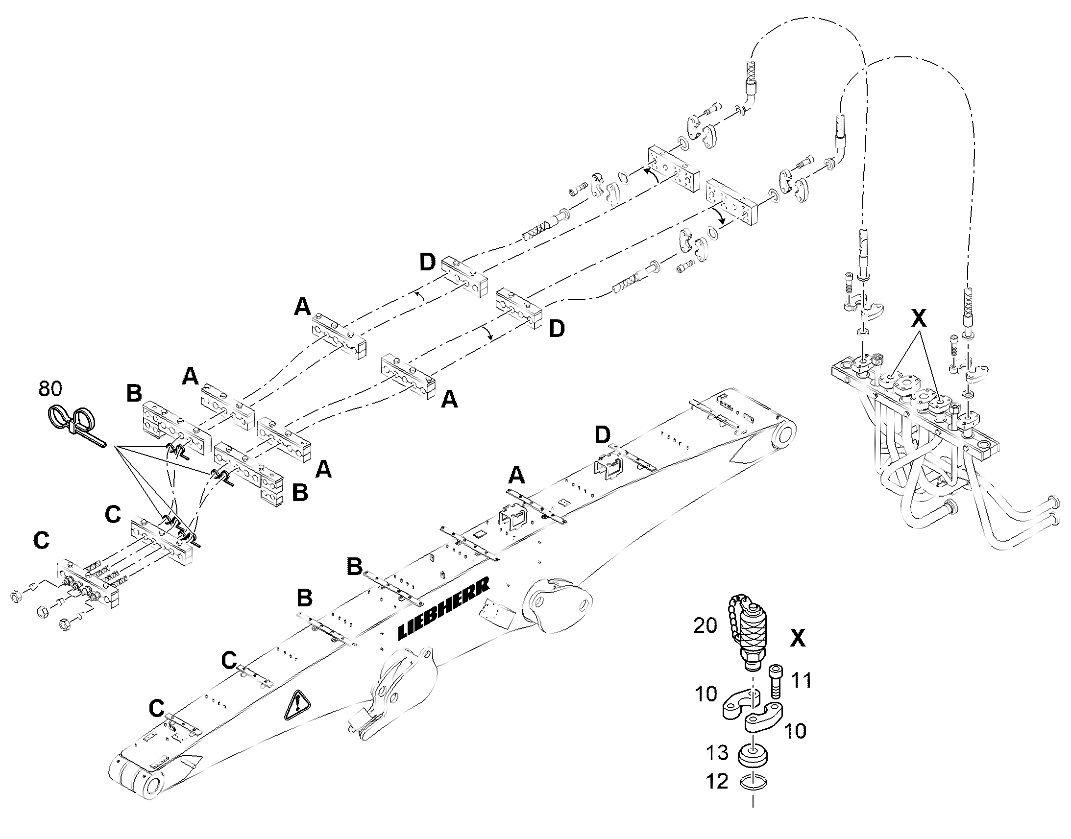 ФЛАНЕЦ-ЗАГЛУШКА SAE 13559555 LIEBHERR