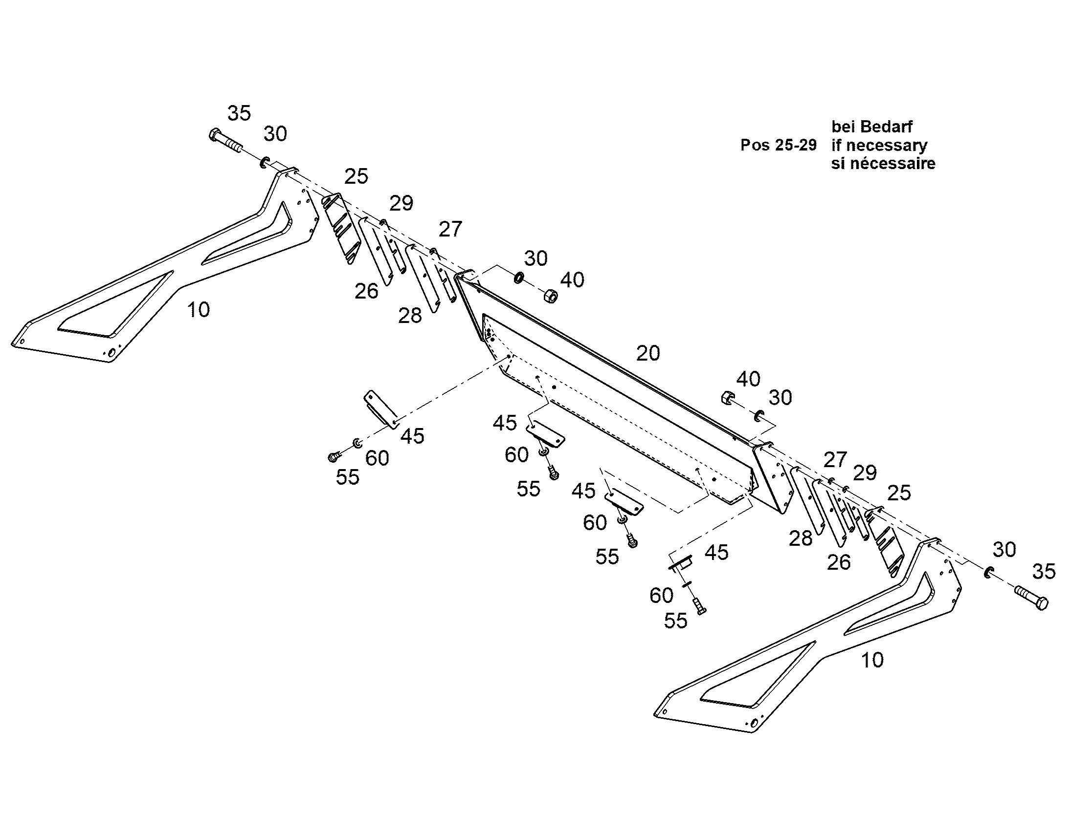 КРЫШКА КОВШОВОЙ ПЛАТФОРМЫ 13527848 LIEBHERR
