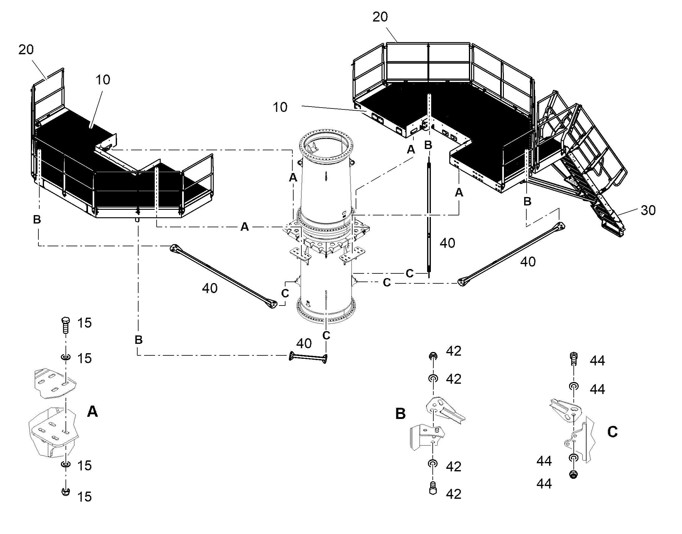 ДЕТАЛИ КРЕПЕЖНЫЕ 13542407 LIEBHERR