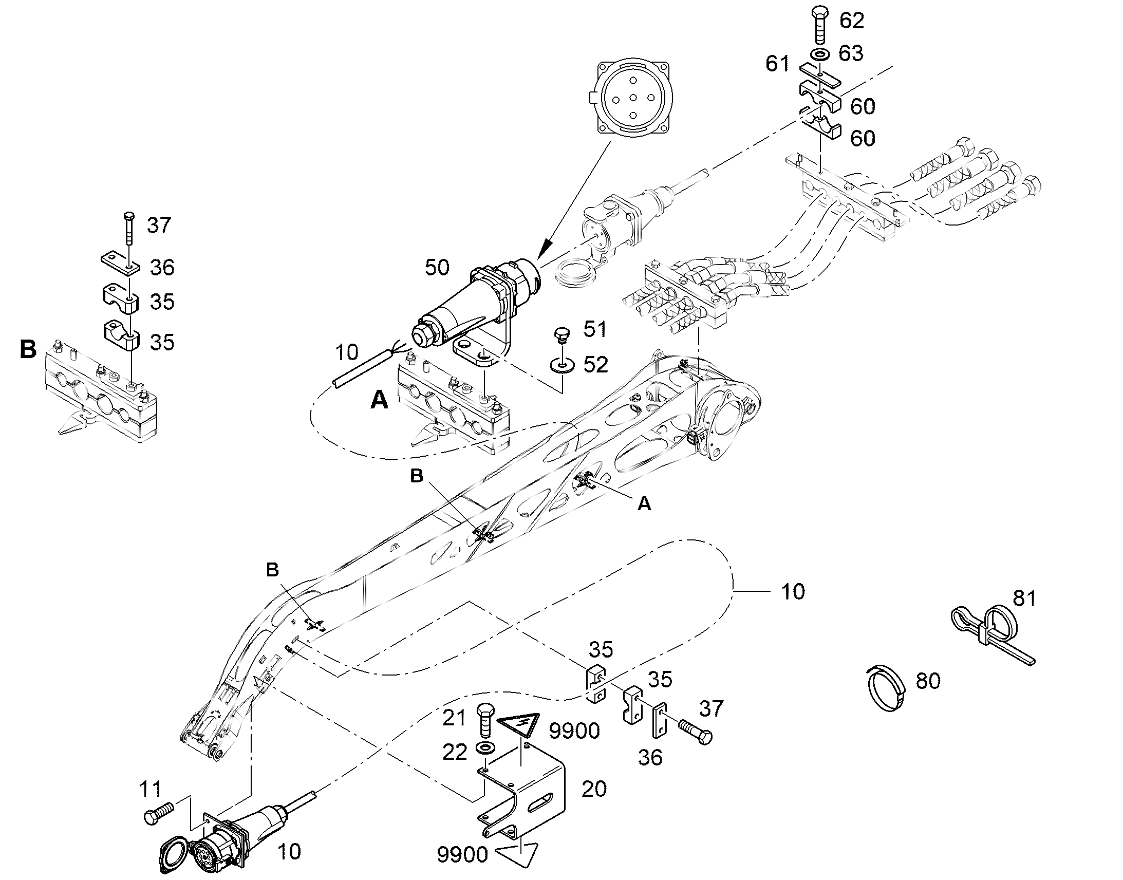 ШТЕКЕР МАГНИТА 13547997 LIEBHERR