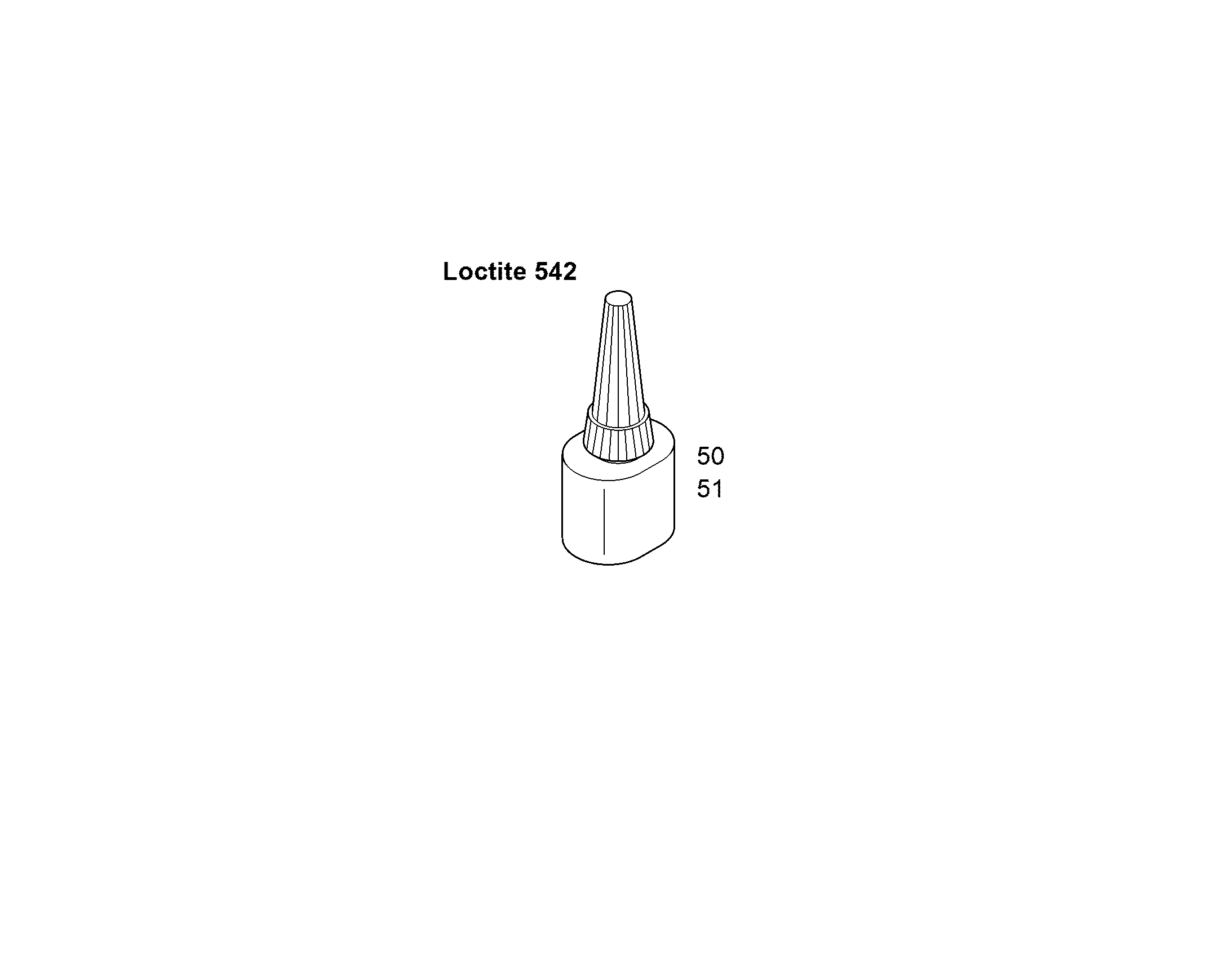 КЛЕЙ ДЛЯ РЕЗЬБОВЫХ СОЕДИНЕНИЙ FLASCHE 50ML BRAUN 8500334 LIEBHERR
