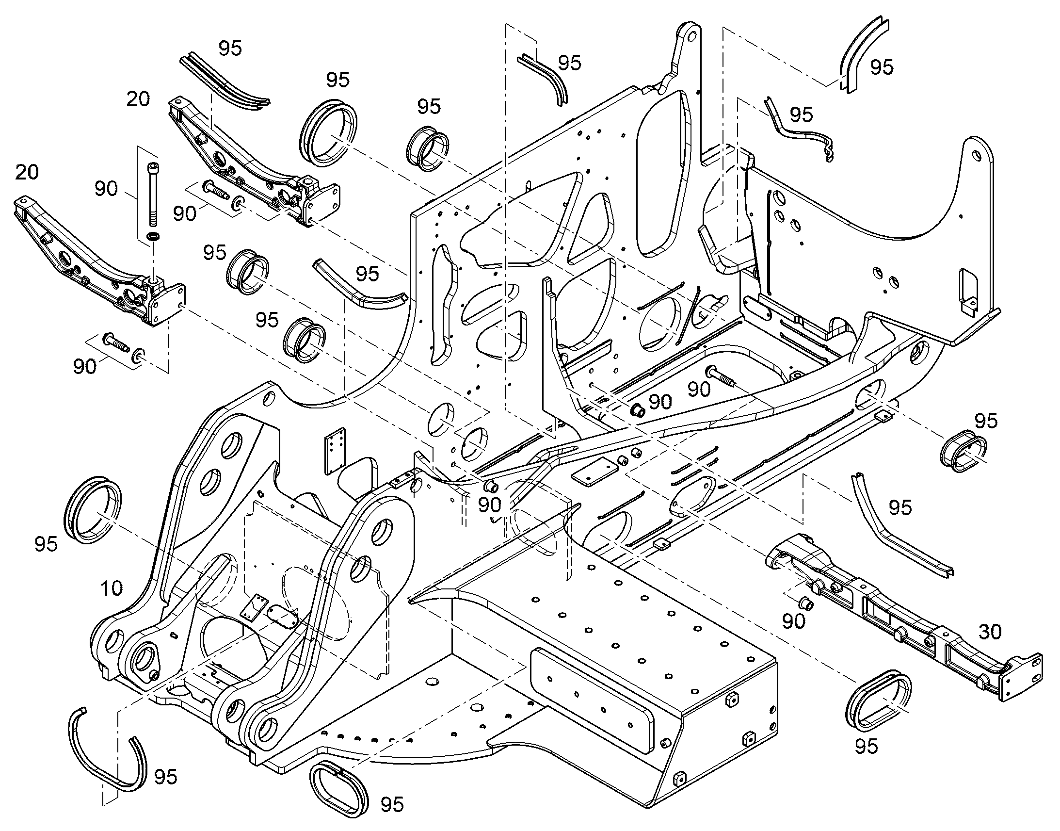 ПОВОРОТНАЯ ПЛАТФОРМА 13411991 LIEBHERR