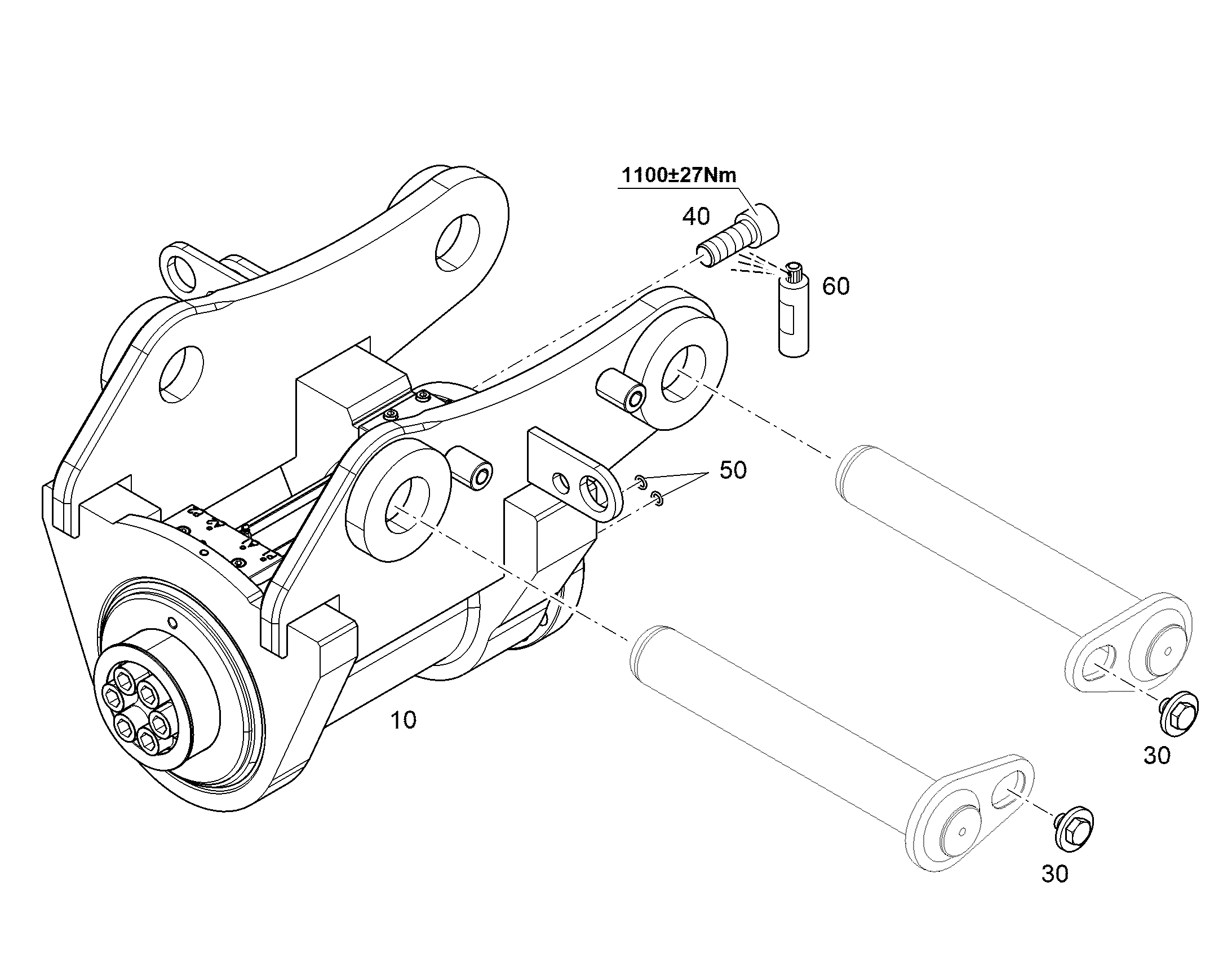 КРЕПЛЕНИЕ LITIU 18 13536440 LIEBHERR