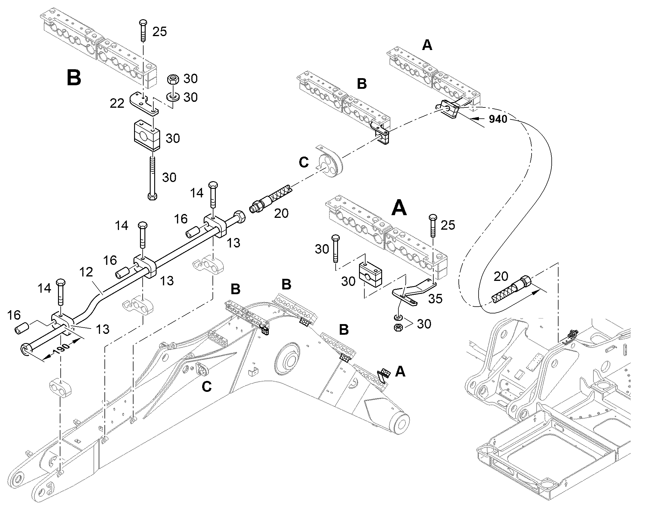ШЛАНГ 32X4700 12233549 LIEBHERR