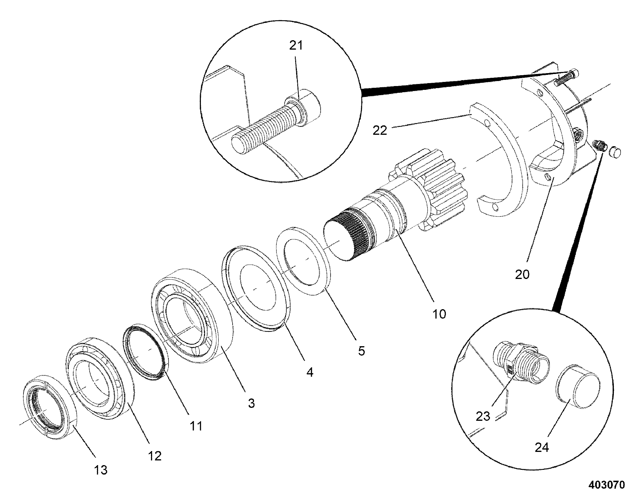 КОЛПАЧОК СМАЗКИ 13460404 LIEBHERR