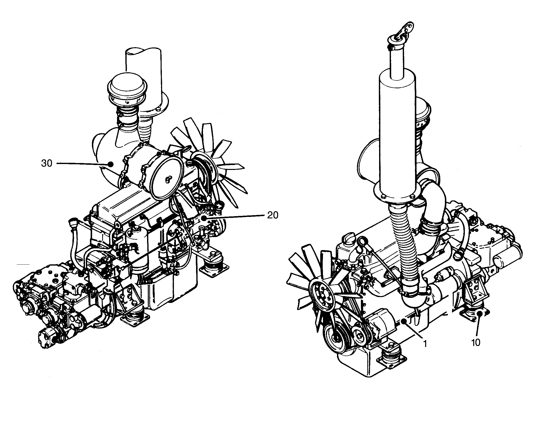 ОПОРЫ ДВИГАТЕЛЯ 9058454 LIEBHERR