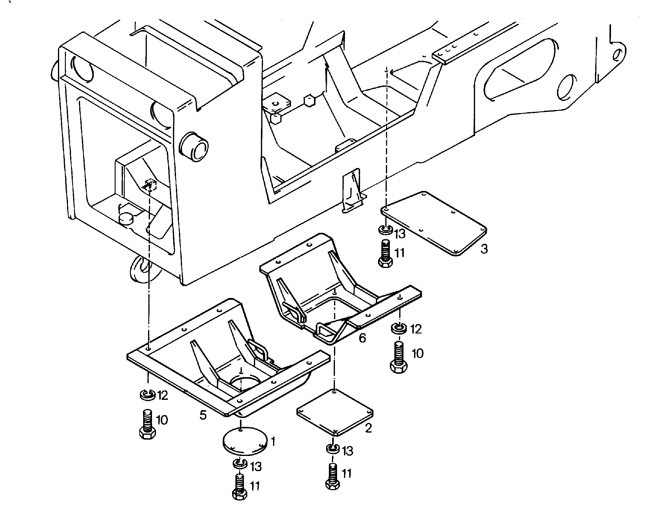 ЛОТОК В ОСНОВАНИИ 9032271 LIEBHERR