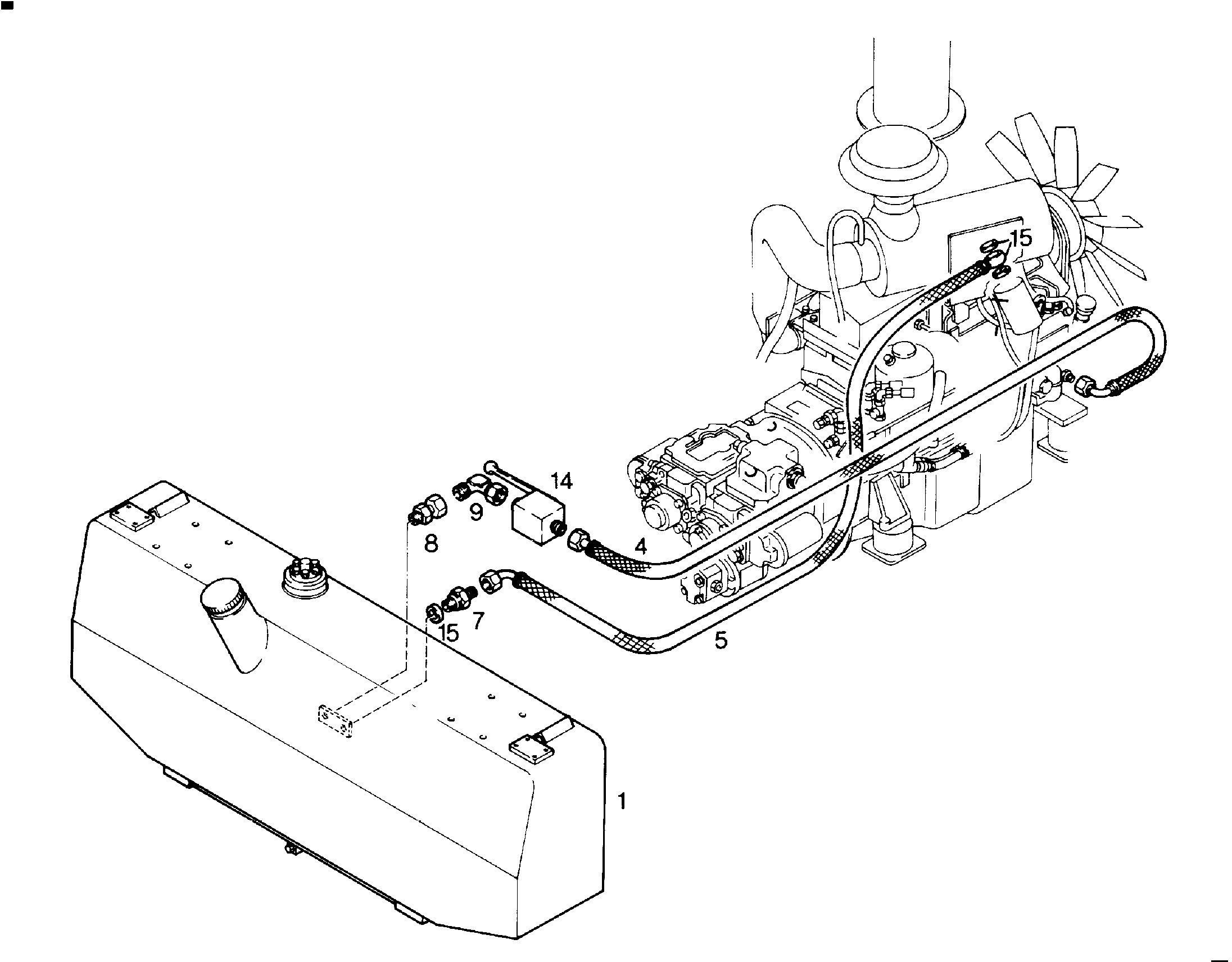 КРАН ЗАПОРНЫЙ ШАРОВОЙ 7401620 LIEBHERR