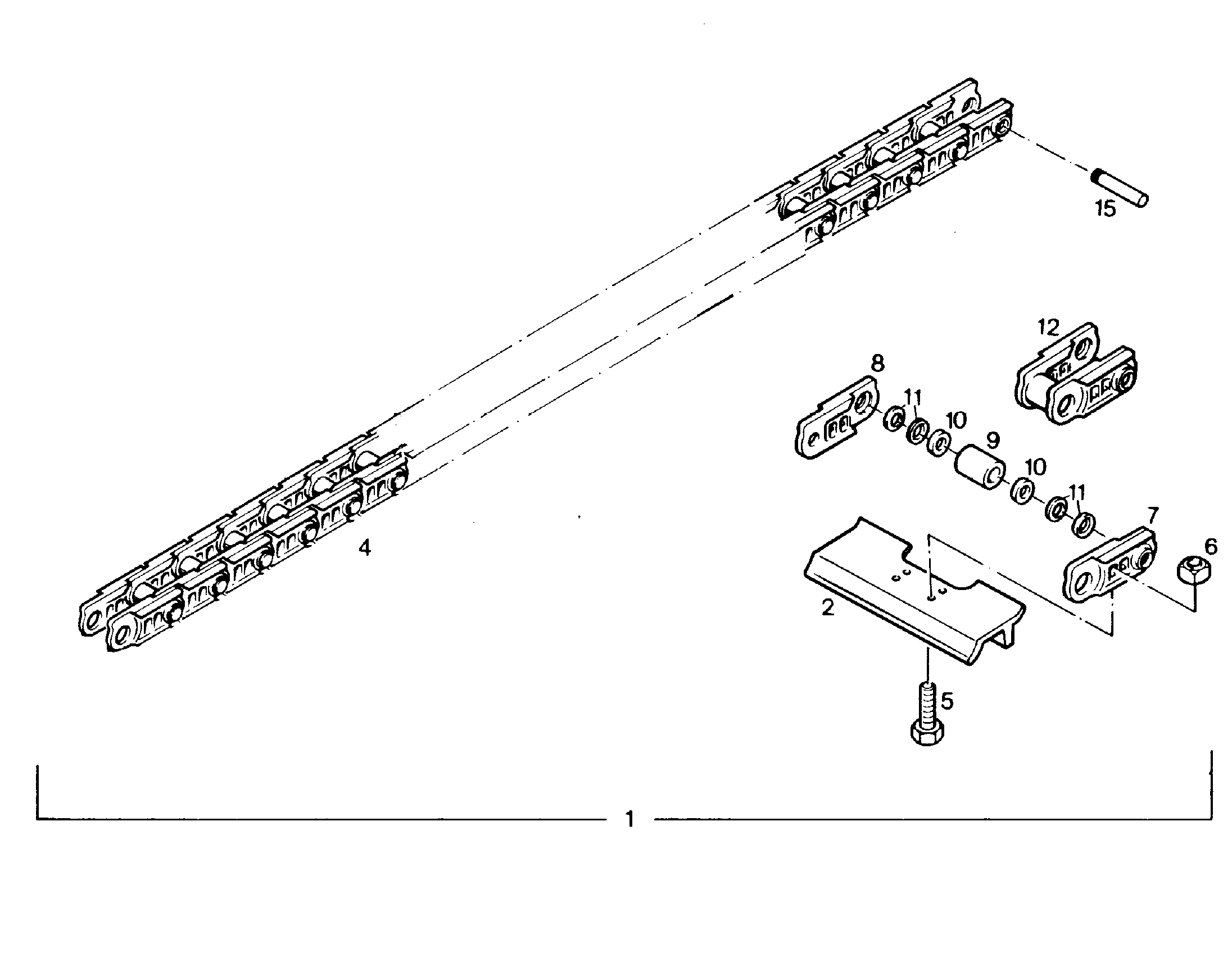 ГУСЕНИЧНАЯ ЦЕПЬ 508mm 5003909 LIEBHERR
