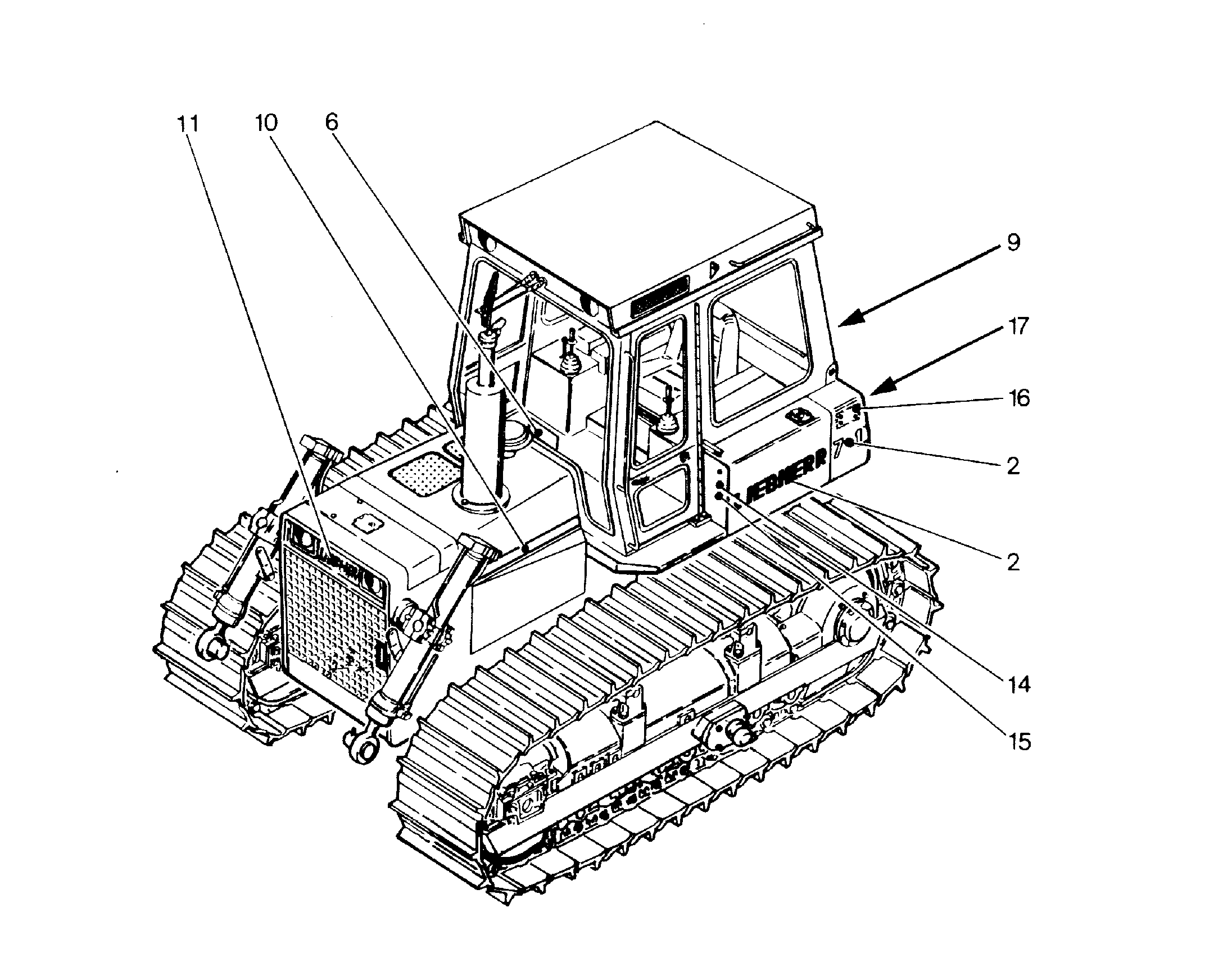 НАКЛЕЙКА УПРАВЛЕНИЕ ДАТЧИКОМ GEBER 215mmX100mm 9030438 LIEBHERR