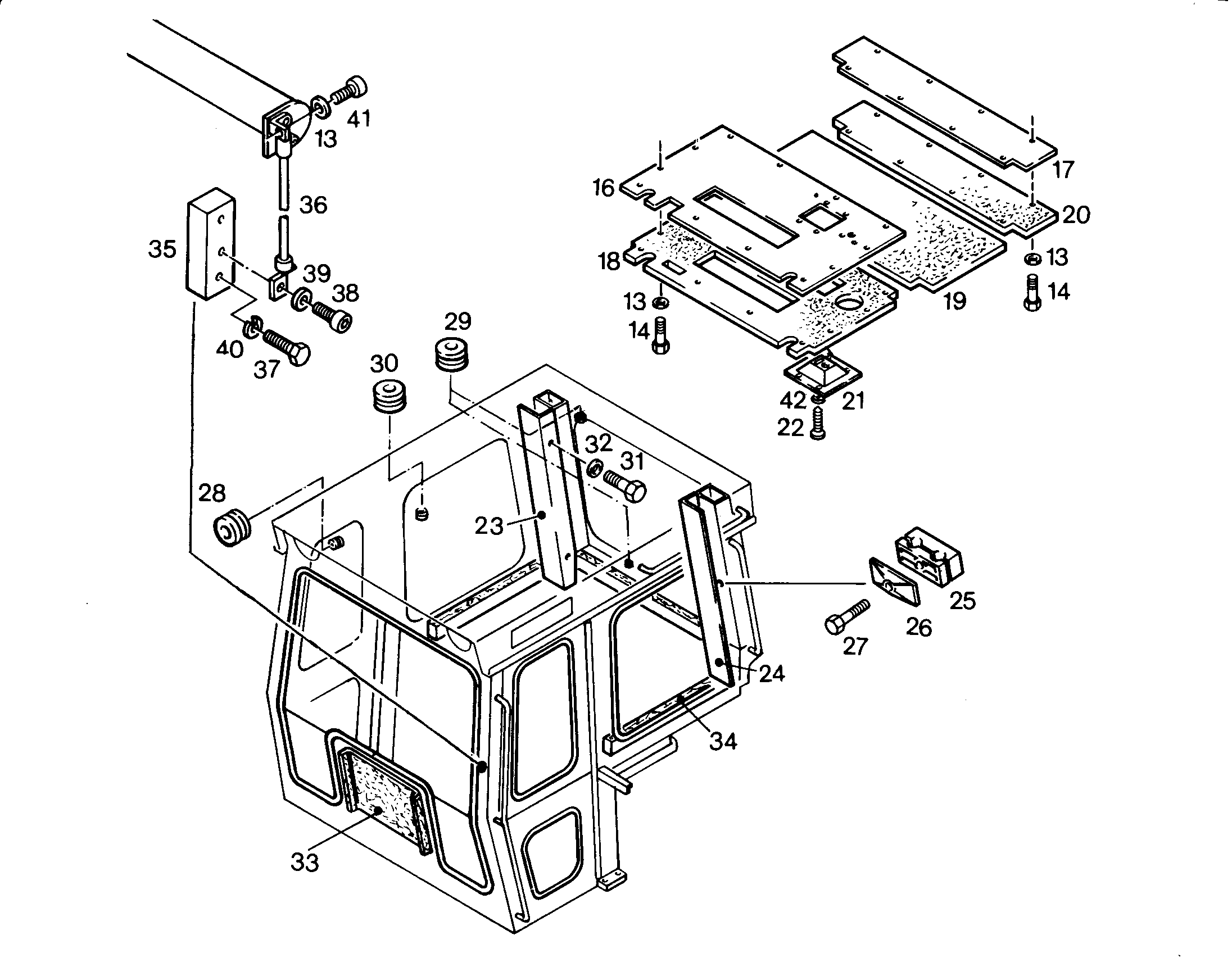 РУКОЯТКА В УГЛУБЛЕНИИ 9030215 LIEBHERR