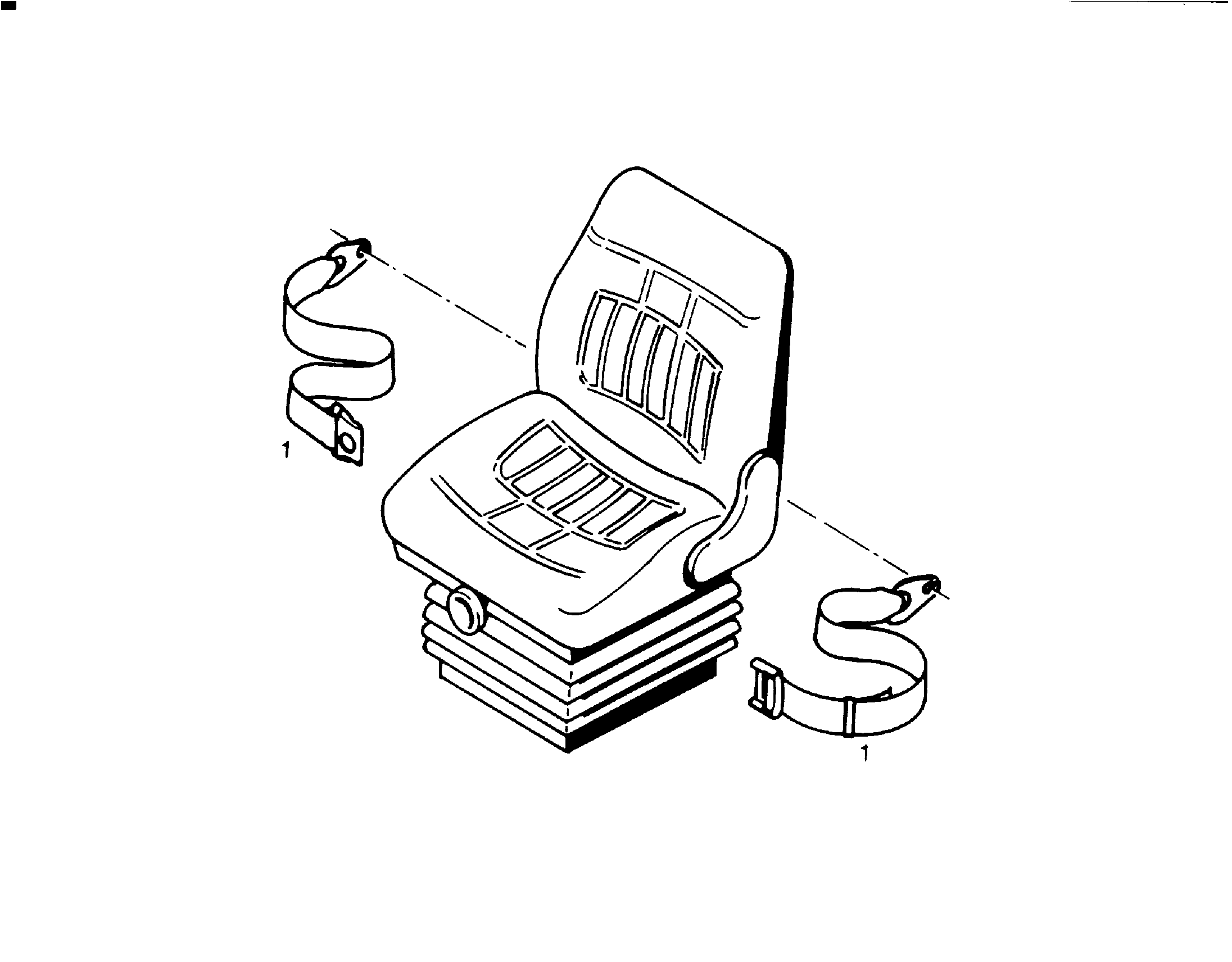 SAFETY BELT 7408557 LIEBHERR