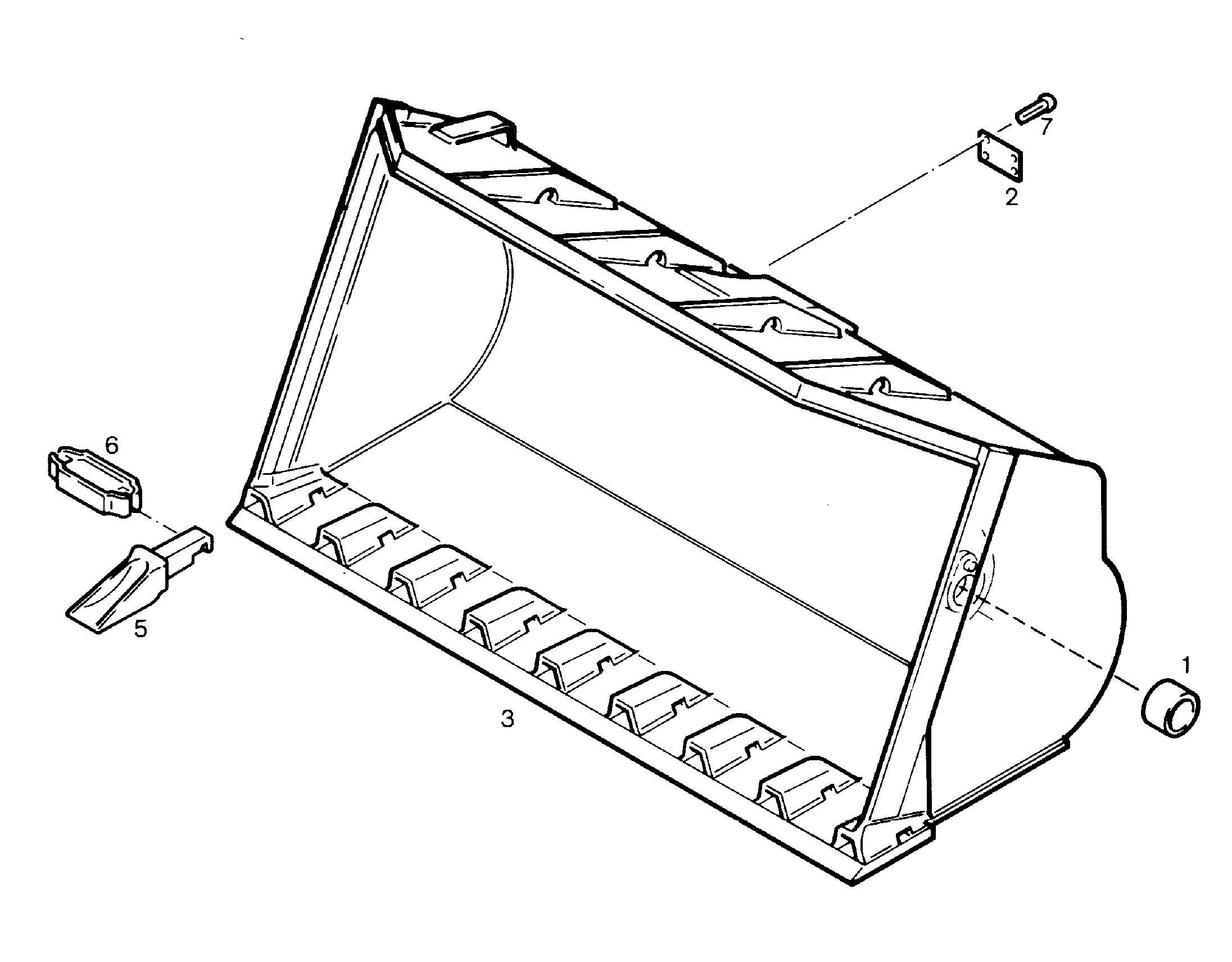КОВШ ГРУЗОВОЙ 9032920 LIEBHERR