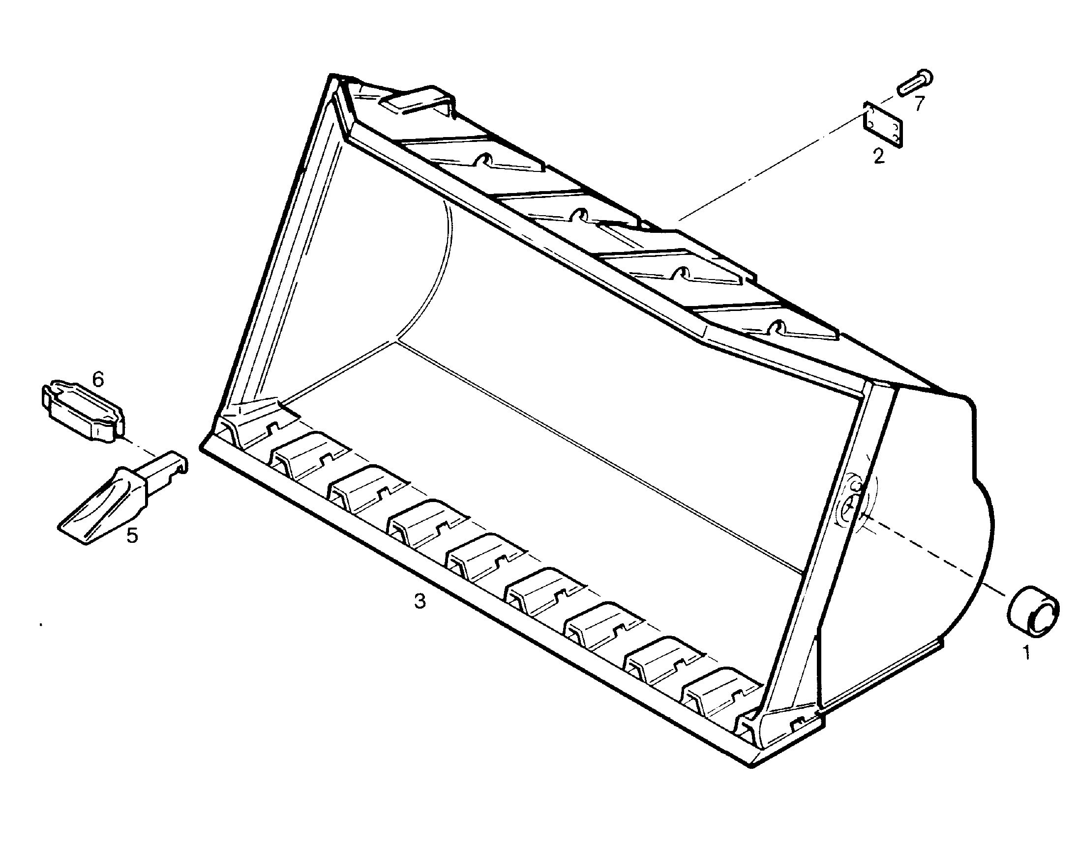 КОВШ ГРУЗОВОЙ 9038208 LIEBHERR