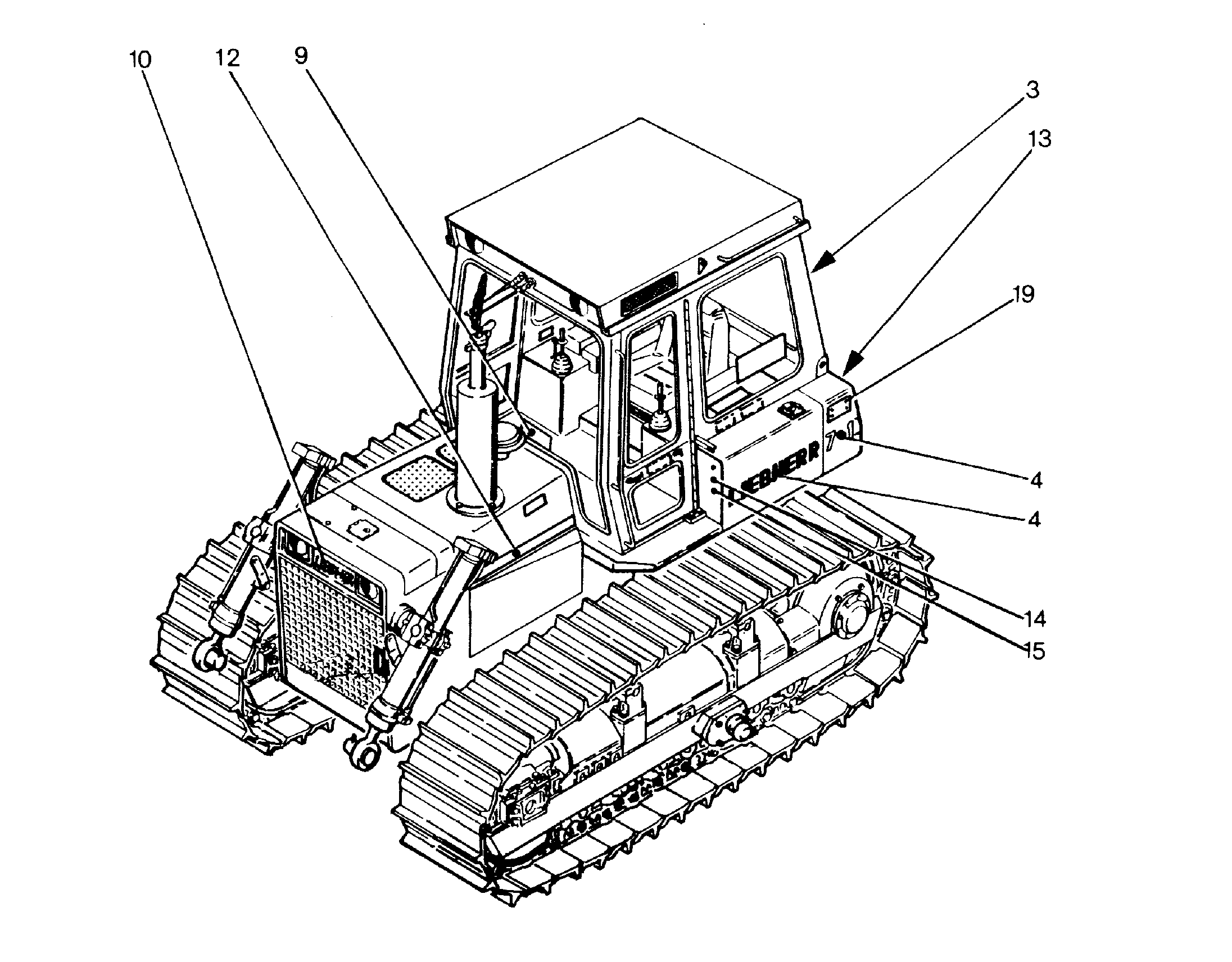 ТАБЛИЧКА ЛИБХЕРР 9022903 LIEBHERR