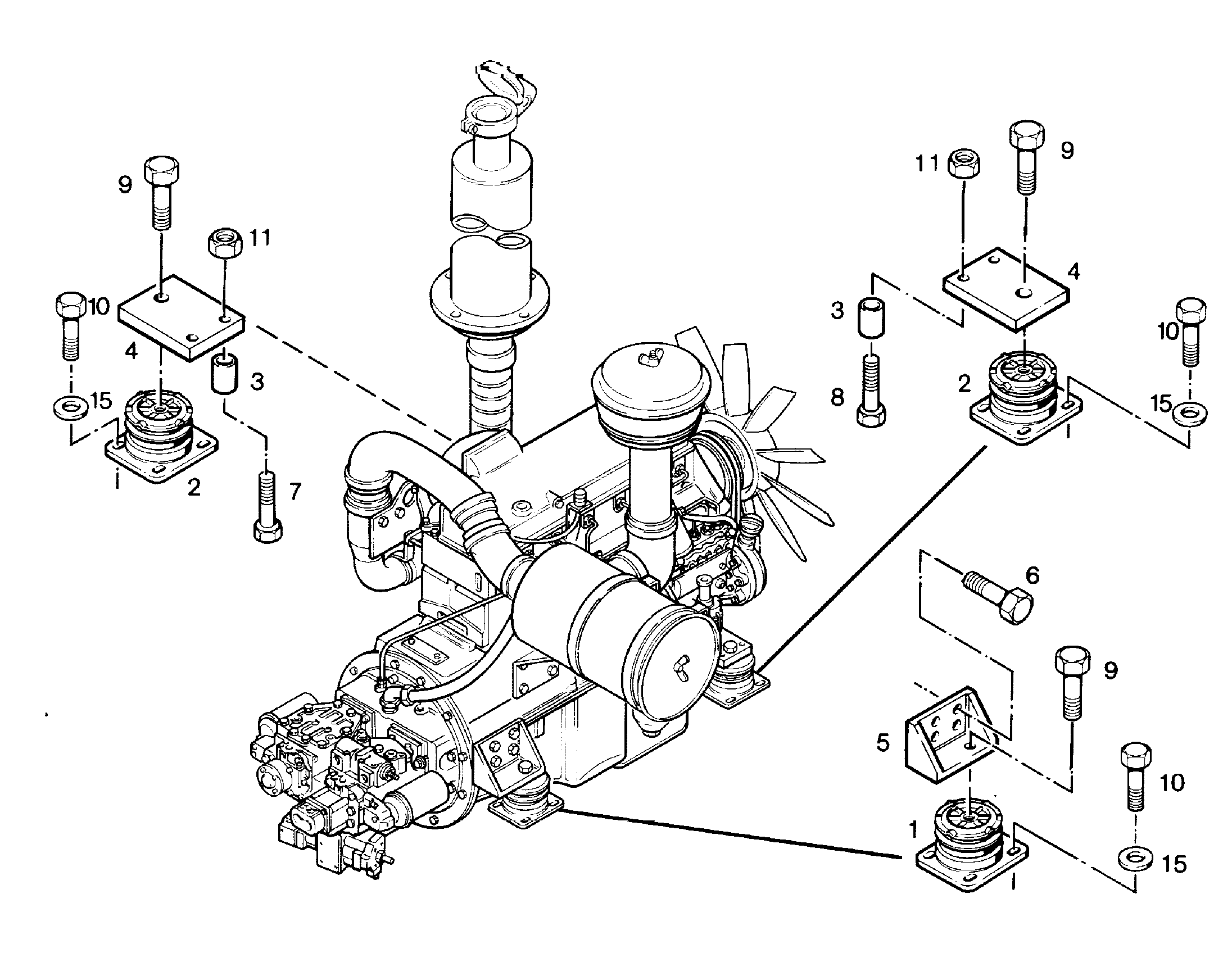 ШЕСТИГРАННАЯ ГАЙКА M14X1,5 10179116 LIEBHERR