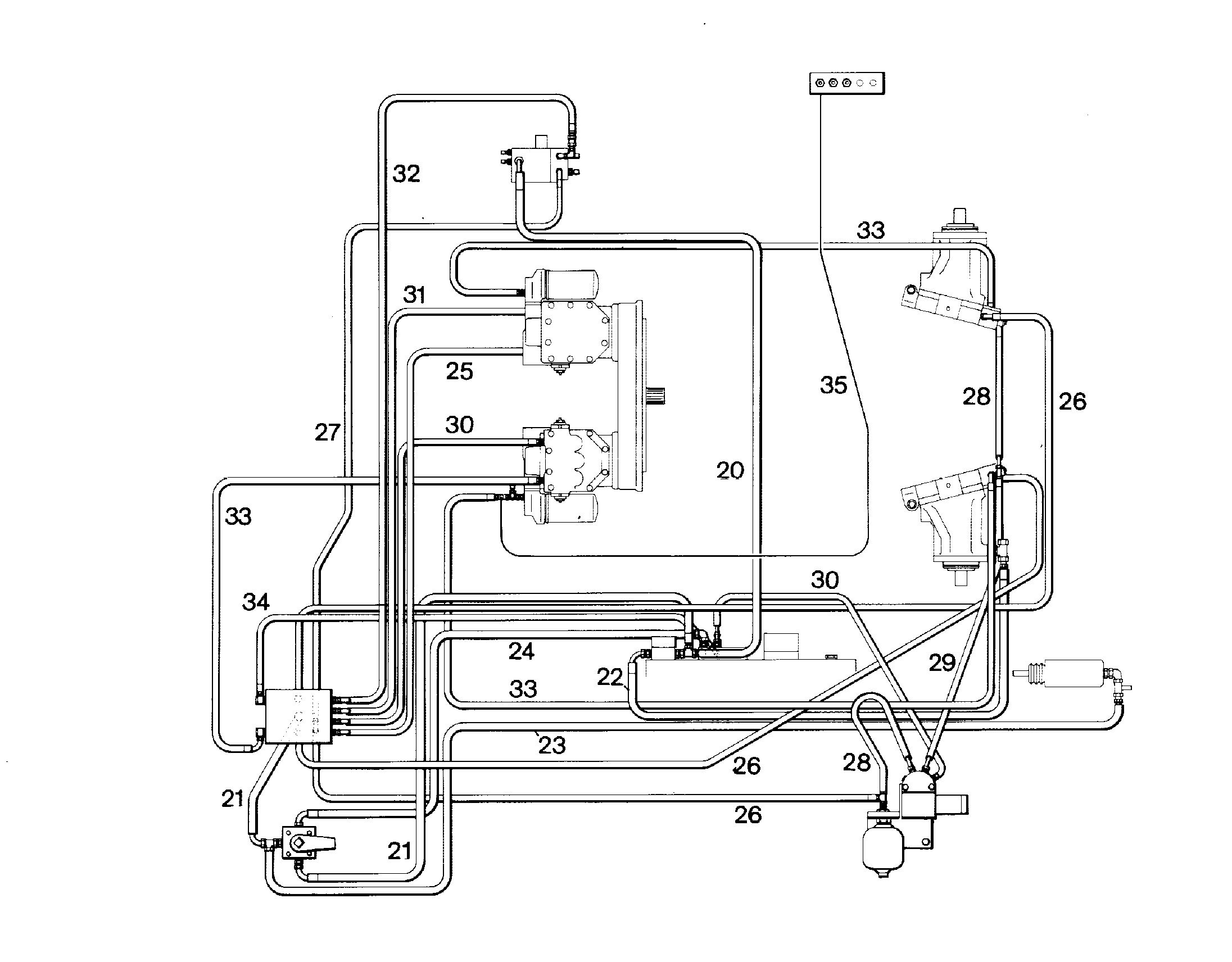 ШЛАНГ СИСТЕМЫ ИЗМЕРЕНИЯ DN2X1300 7402579 LIEBHERR