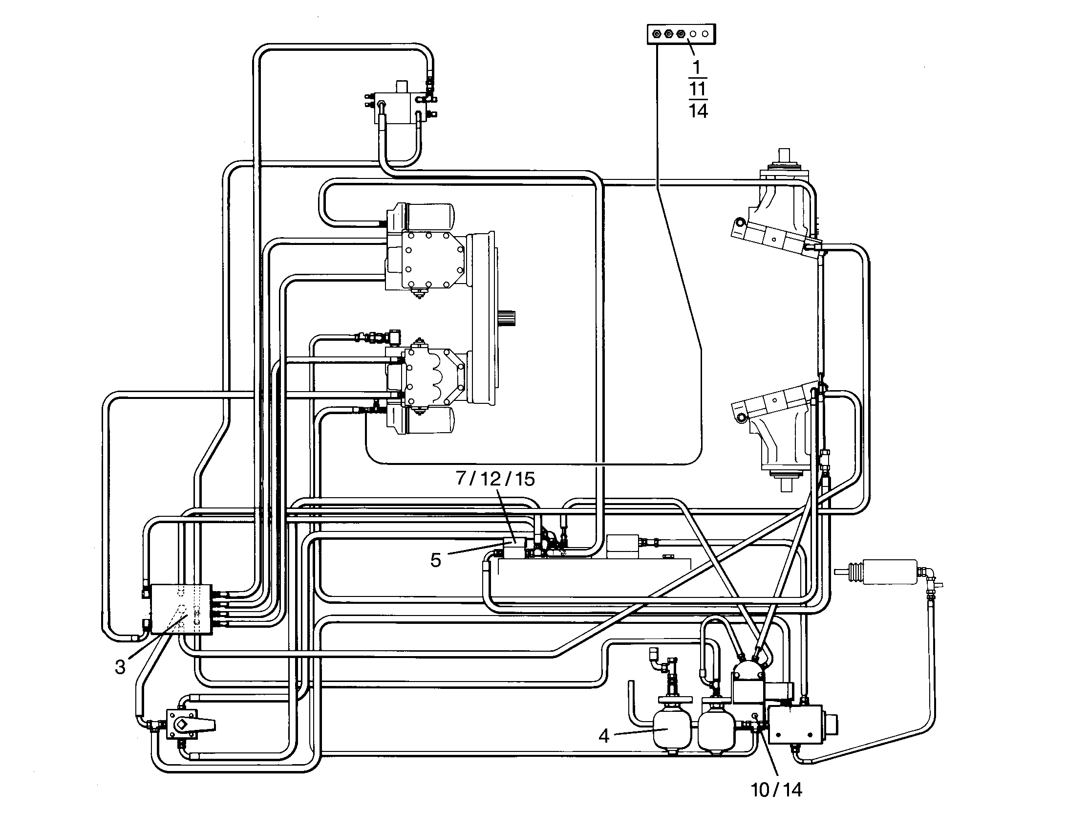 ГИДРОАККУМУЛЯТОР 9047042 LIEBHERR