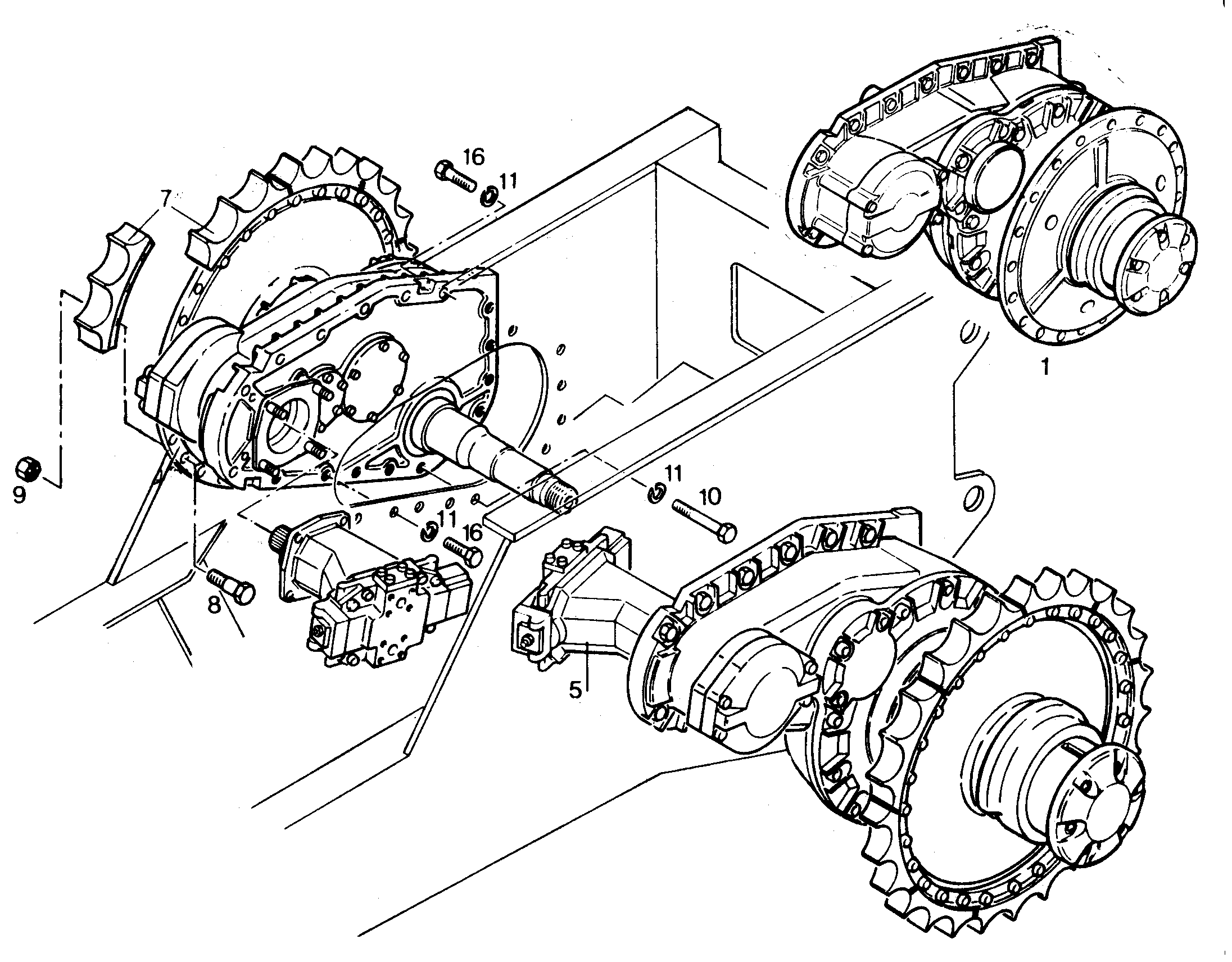 БОЛТ С ШЕСТИГРАННОЙ ГОЛОВКОЙ ISO 4014 M16X100 8.8 FLZN 10875797 LIEBHERR