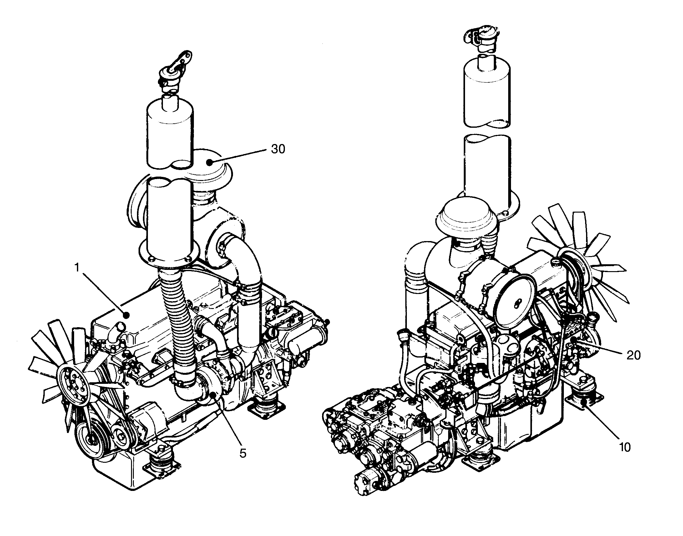 ОПОРЫ ДВИГАТЕЛЯ 9156065 LIEBHERR