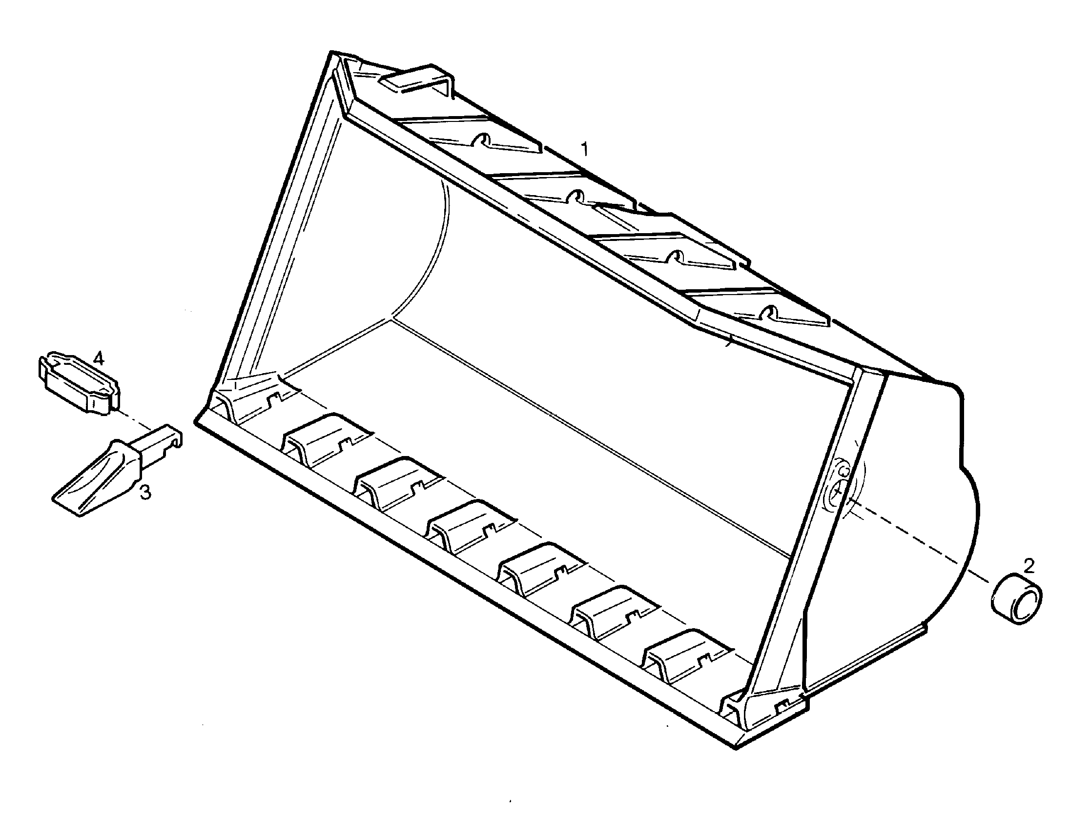 КОВШ ГРУЗОВОЙ 9781755 LIEBHERR