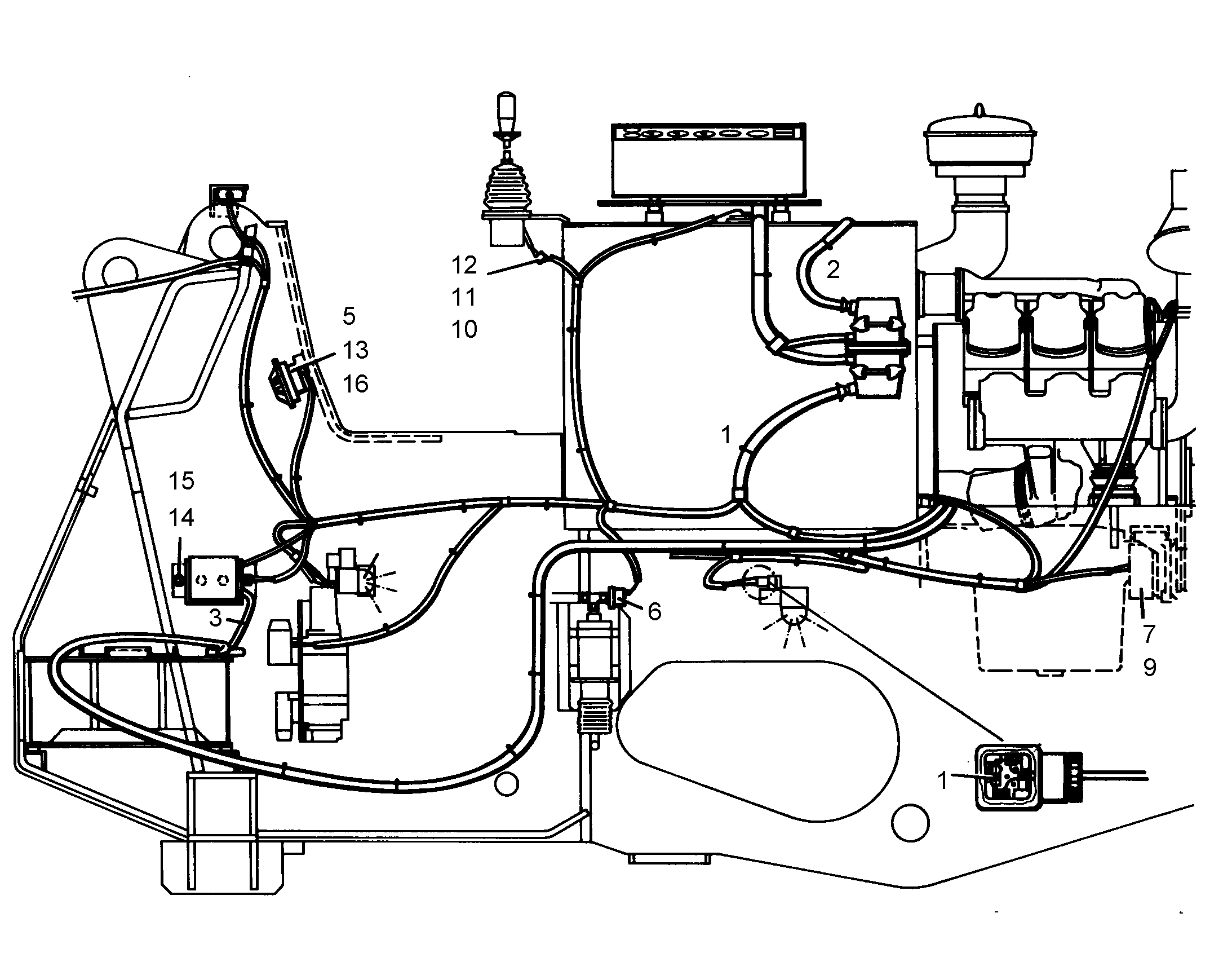 ЗАЗЕМЛ. ПРОВОД АККУМУЛЯТОРА 9030855 LIEBHERR