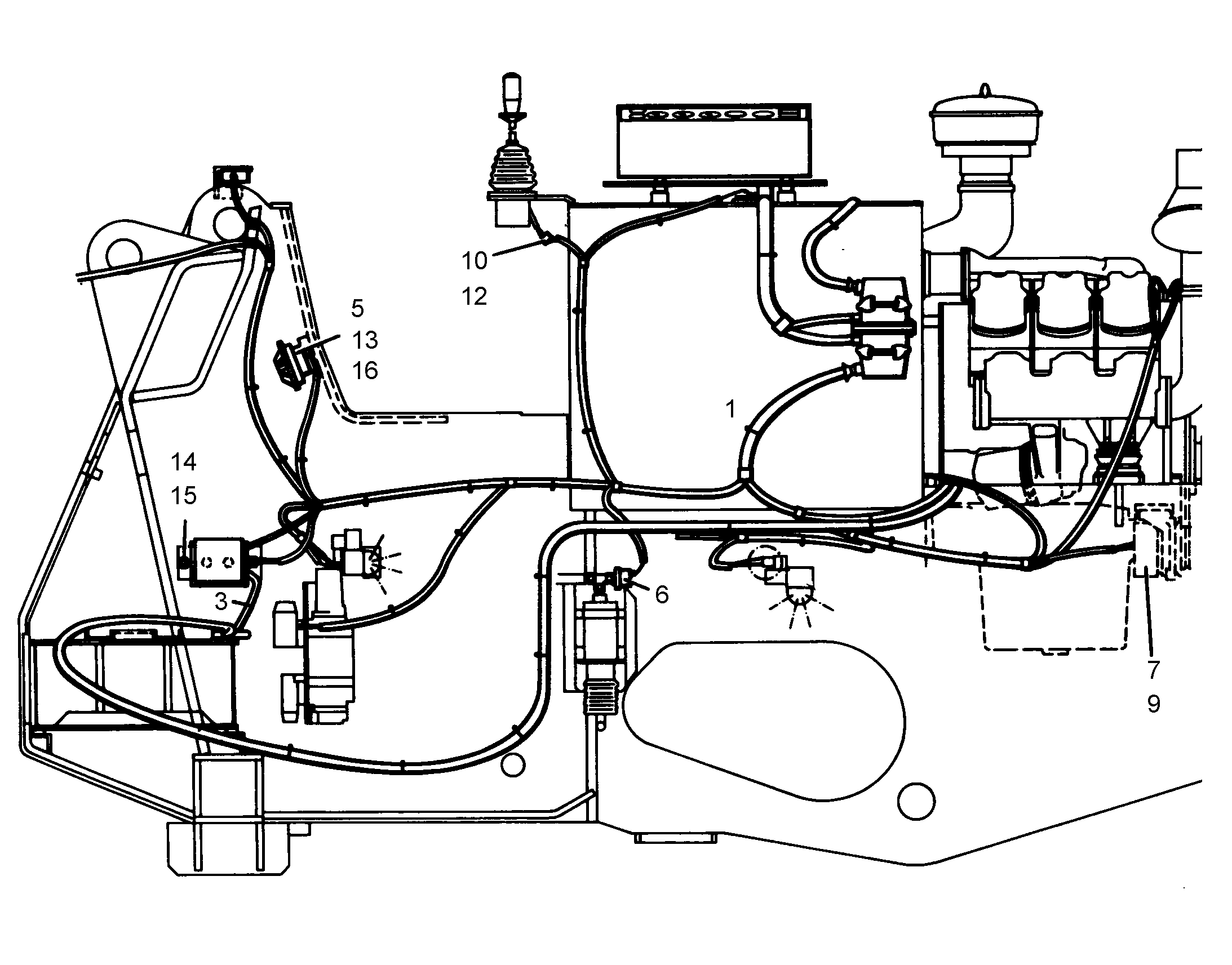 ЗАЗЕМЛ. ПРОВОД АККУМУЛЯТОРА 9045115 LIEBHERR