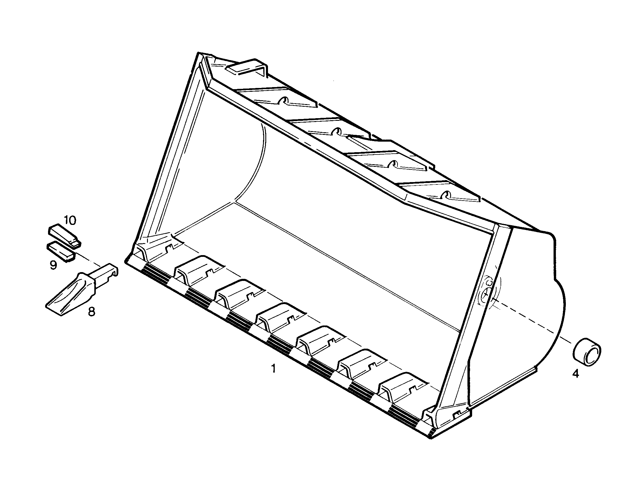 КОВШ ГРУЗОВОЙ 9036133 LIEBHERR